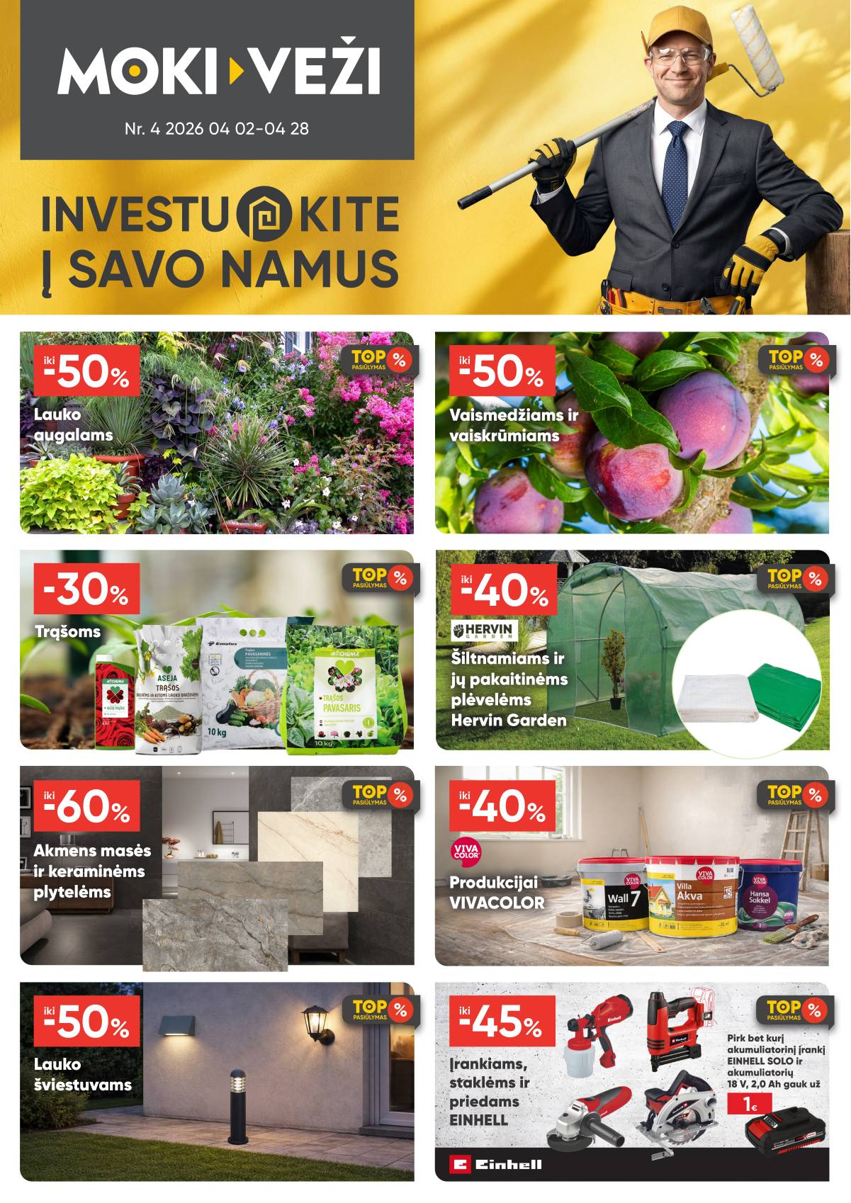 Moki-Veži - Moki-veži akcijų leidinys 1 puslapis