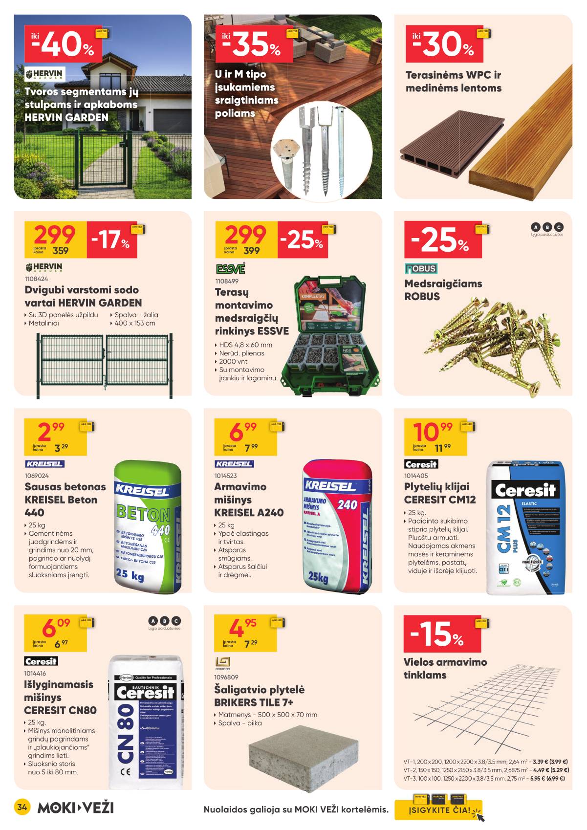 Moki-Veži - Moki-veži akcijų leidinys 34 puslapis