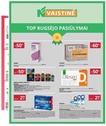 Norfa vaistinė - NORFOS VAISTINĖS RUGSĖJO mėnesio leidinys 2025-09-01 – 2025-09-30