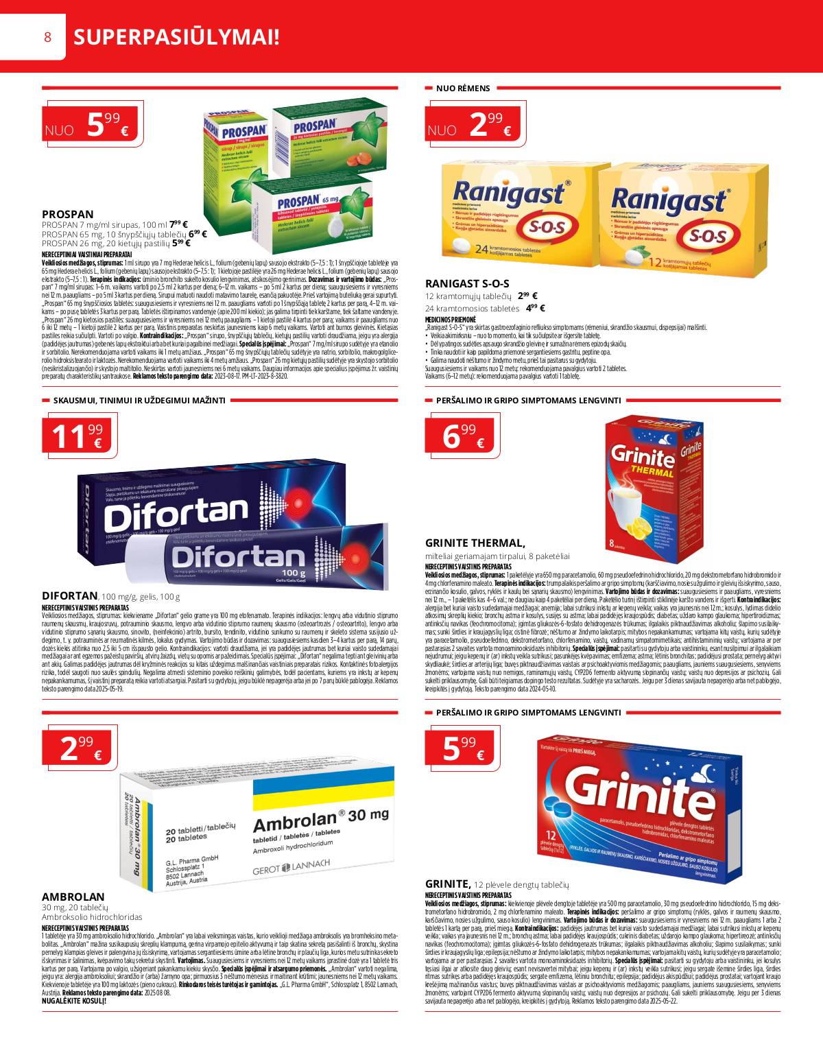 Norfa vaistinė - NORFOS VAISTINĖS RUGSĖJO mėnesio leidinys 8 puslapis