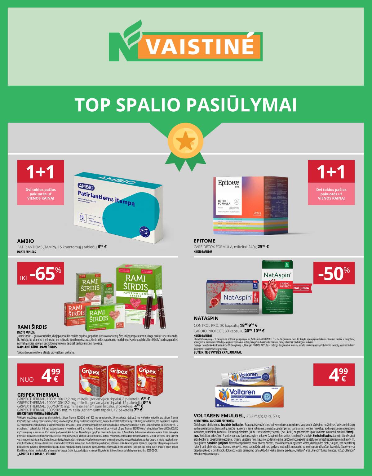 Norfa vaistinė - NORFOS VAISTINĖS SPALIO mėnesio leidinys 1 puslapis