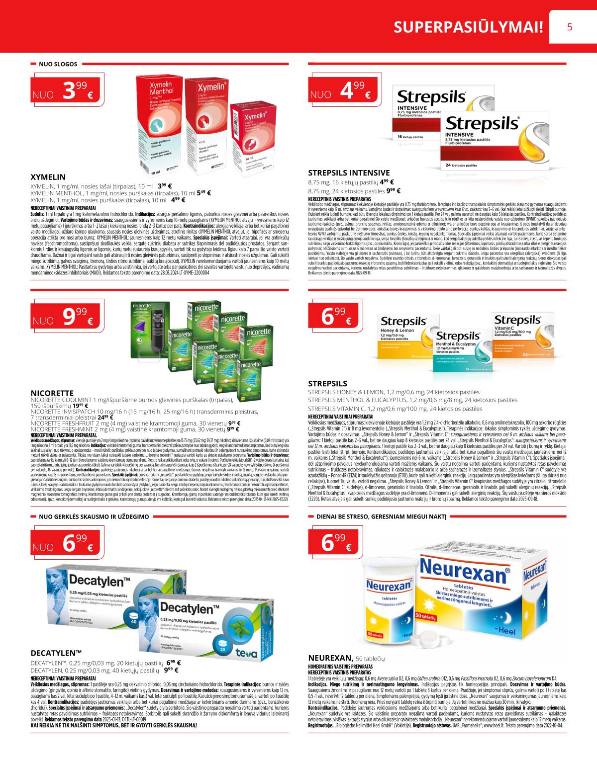 Norfa vaistinė - NORFOS VAISTINĖS SPALIO mėnesio leidinys 5 puslapis