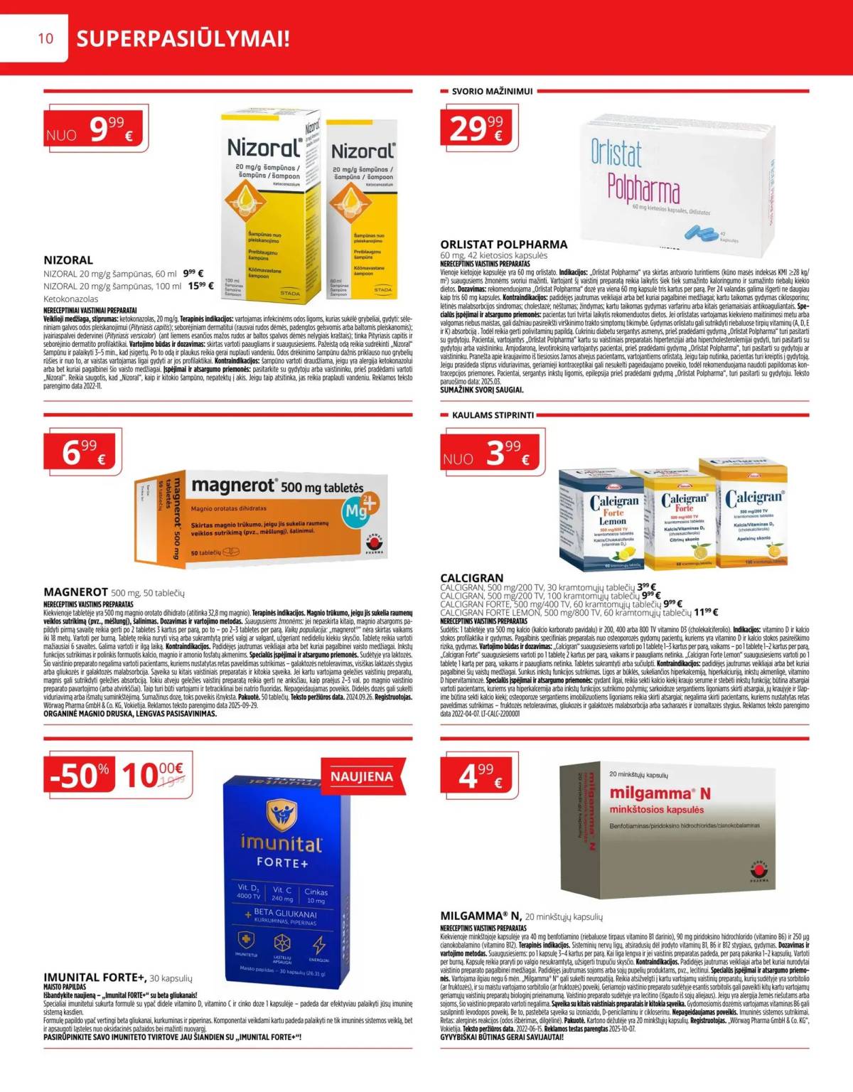 Norfa vaistinė - Norfa vaistinė akcijų leidinys | 2025-11-01 - 2025-11-30 10 puslapis