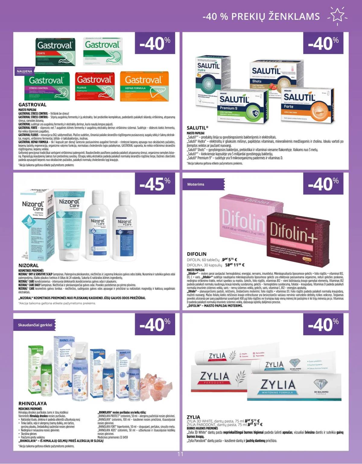 Norfa vaistinė - Norfa vaistinė akcijų leidinys | 2025-11-01 - 2025-11-30 11 puslapis