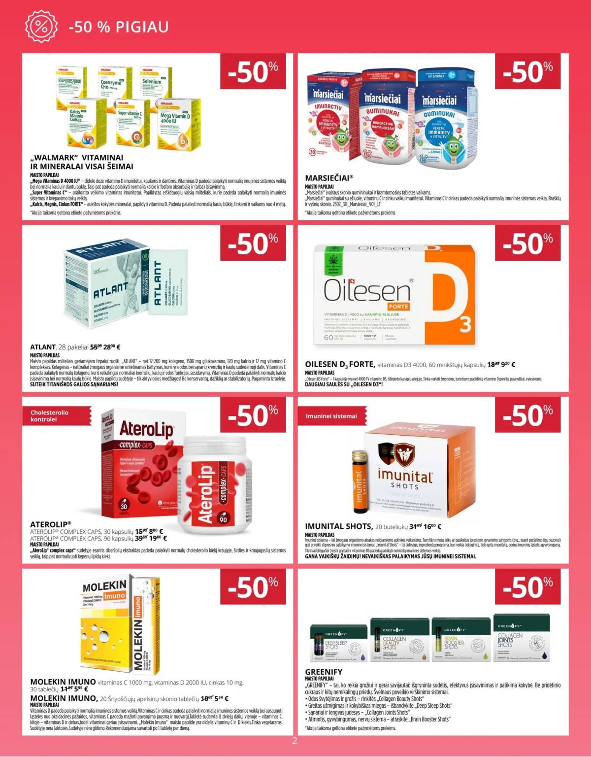 Norfa vaistinė - Norfa vaistinė akcijų leidinys | 2025-11-01 - 2025-11-30 2 puslapis