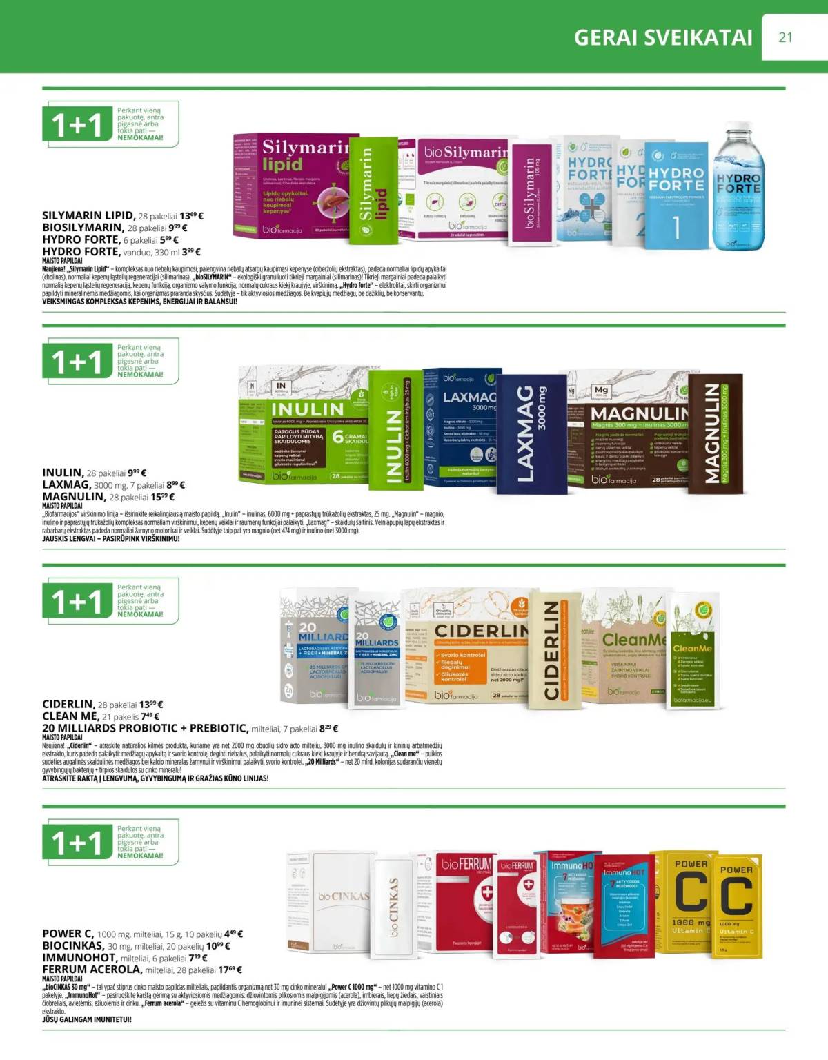 Norfa vaistinė - Norfa vaistinė akcijų leidinys | 2025-11-01 - 2025-11-30 21 puslapis