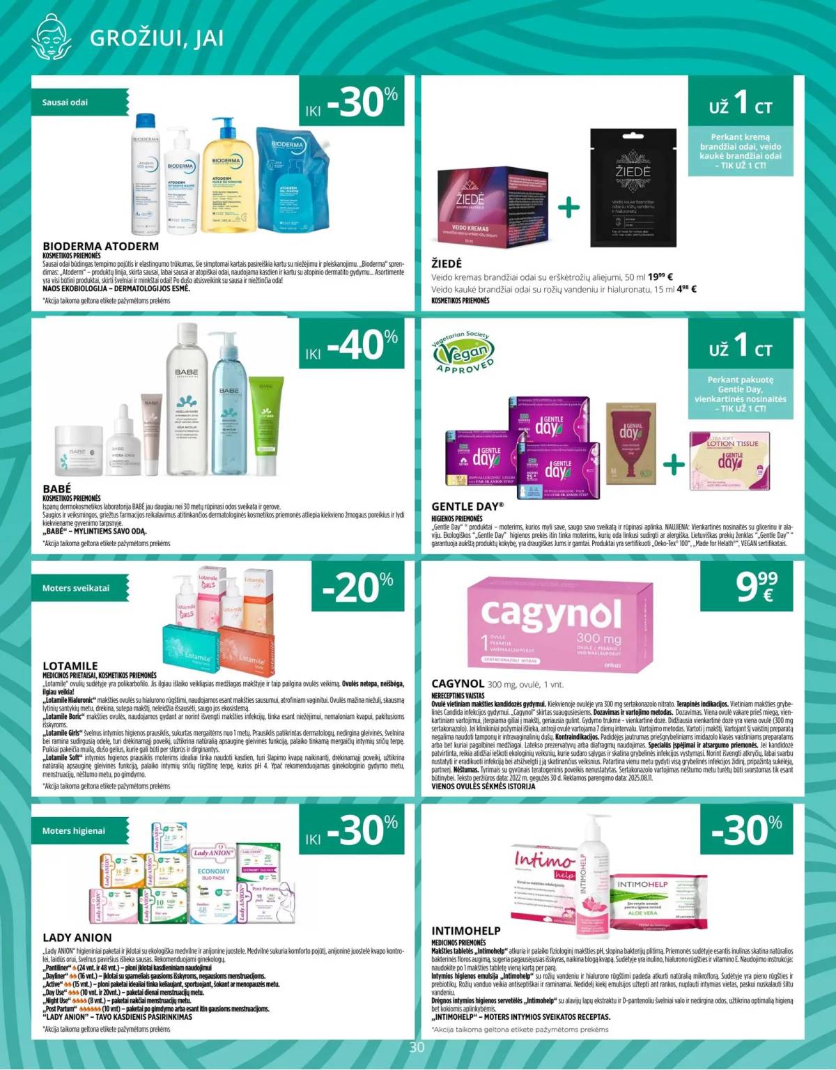 Norfa vaistinė - Norfa vaistinė akcijų leidinys | 2025-11-01 - 2025-11-30 30 puslapis