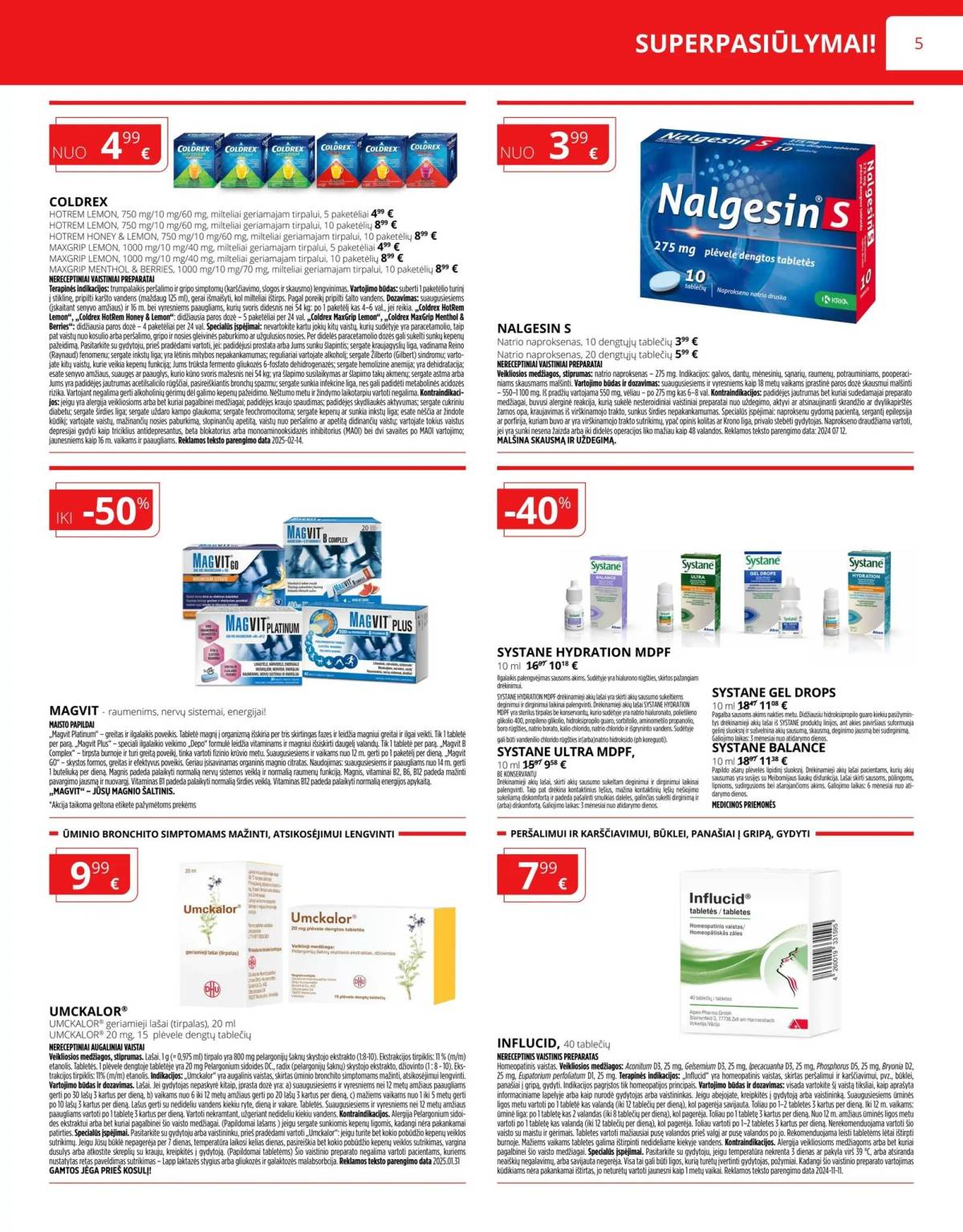 Norfa vaistinė - Norfa vaistinė akcijų leidinys | 2025-11-01 - 2025-11-30 5 puslapis
