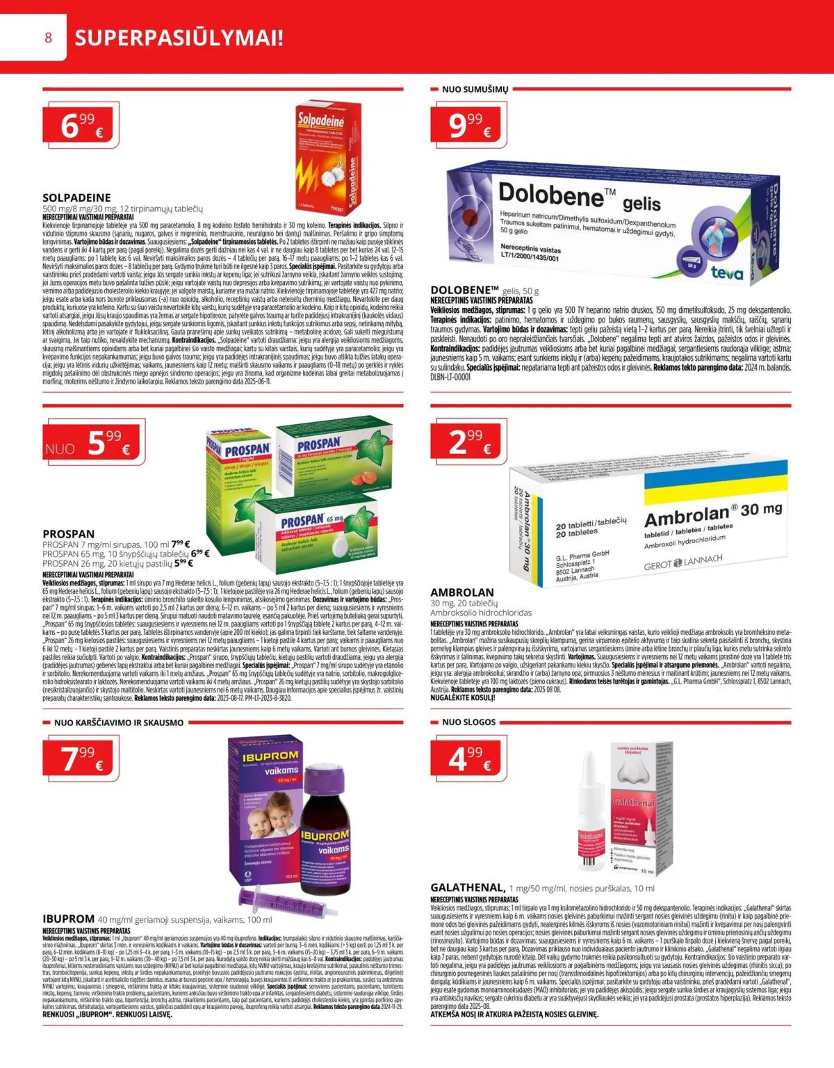 Norfa vaistinė - Norfa vaistinė akcijų leidinys | 2025-11-01 - 2025-11-30 8 puslapis