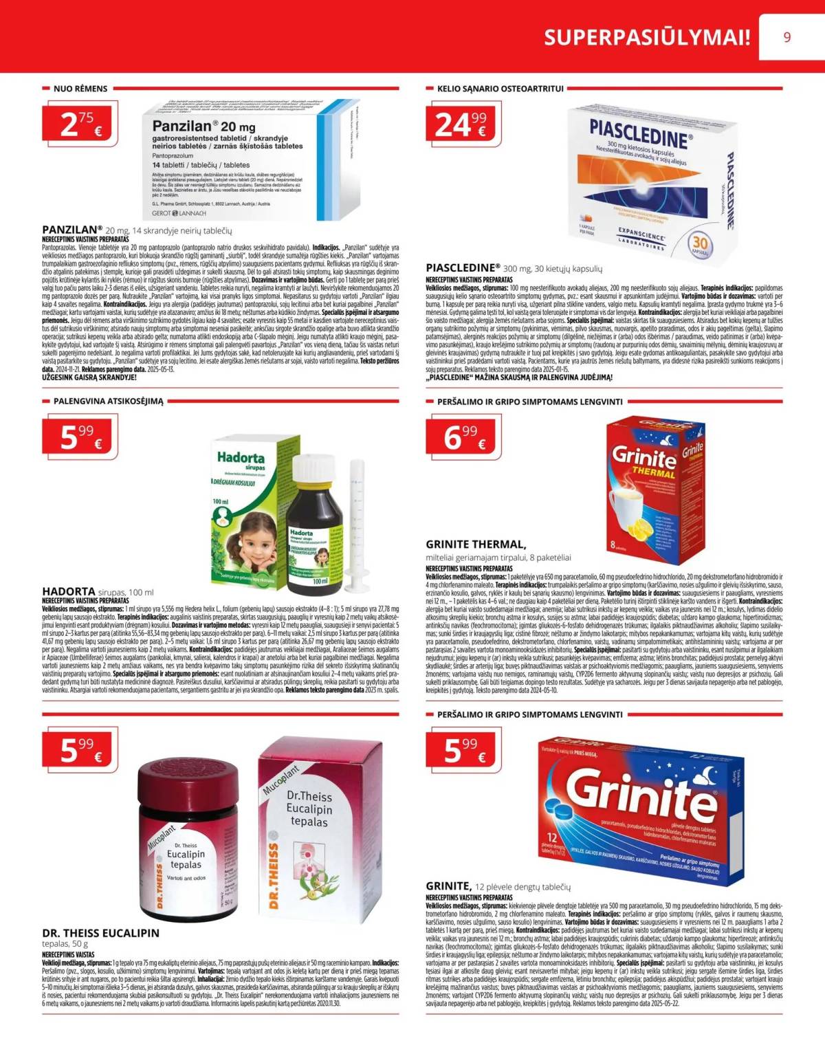 Norfa vaistinė - Norfa vaistinė akcijų leidinys | 2025-11-01 - 2025-11-30 9 puslapis