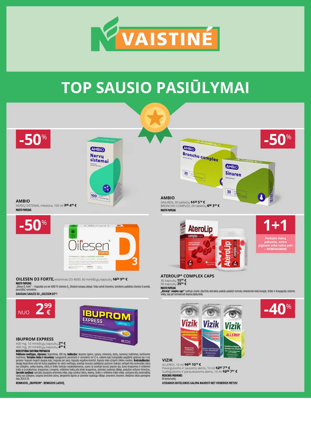 Norfa vaistinė - NORFOS VAISTINĖS sausio mėnesio leidinys 1 puslapis