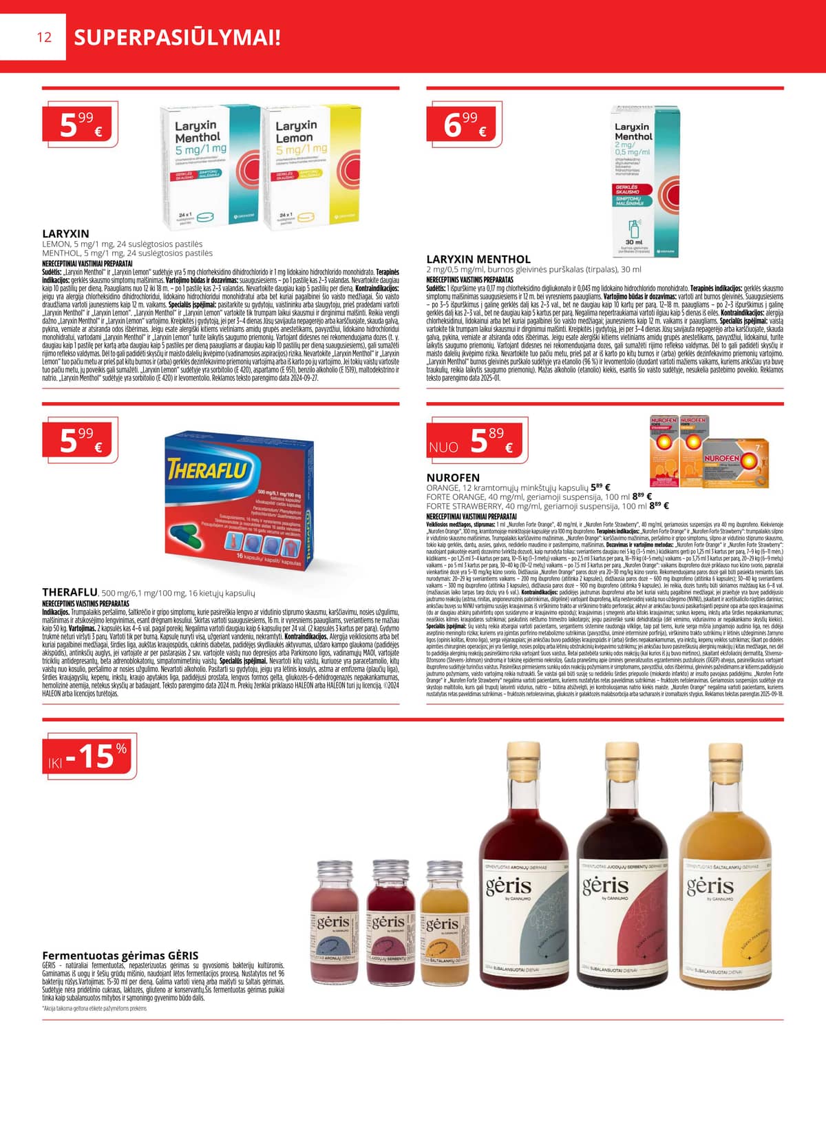 Norfa vaistinė - NORFOS VAISTINĖS sausio mėnesio leidinys 12 puslapis