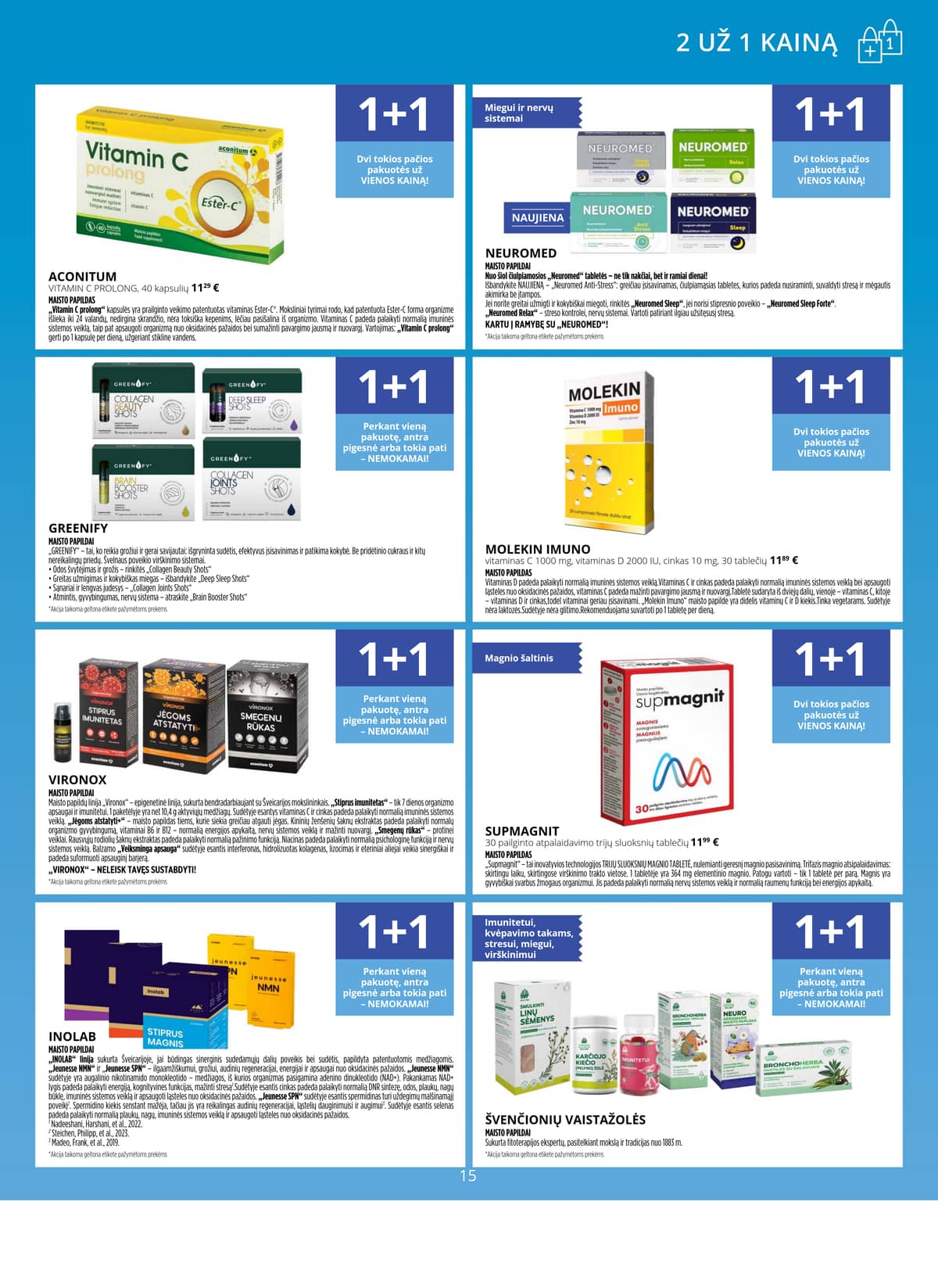 Norfa vaistinė - NORFOS VAISTINĖS sausio mėnesio leidinys 15 puslapis