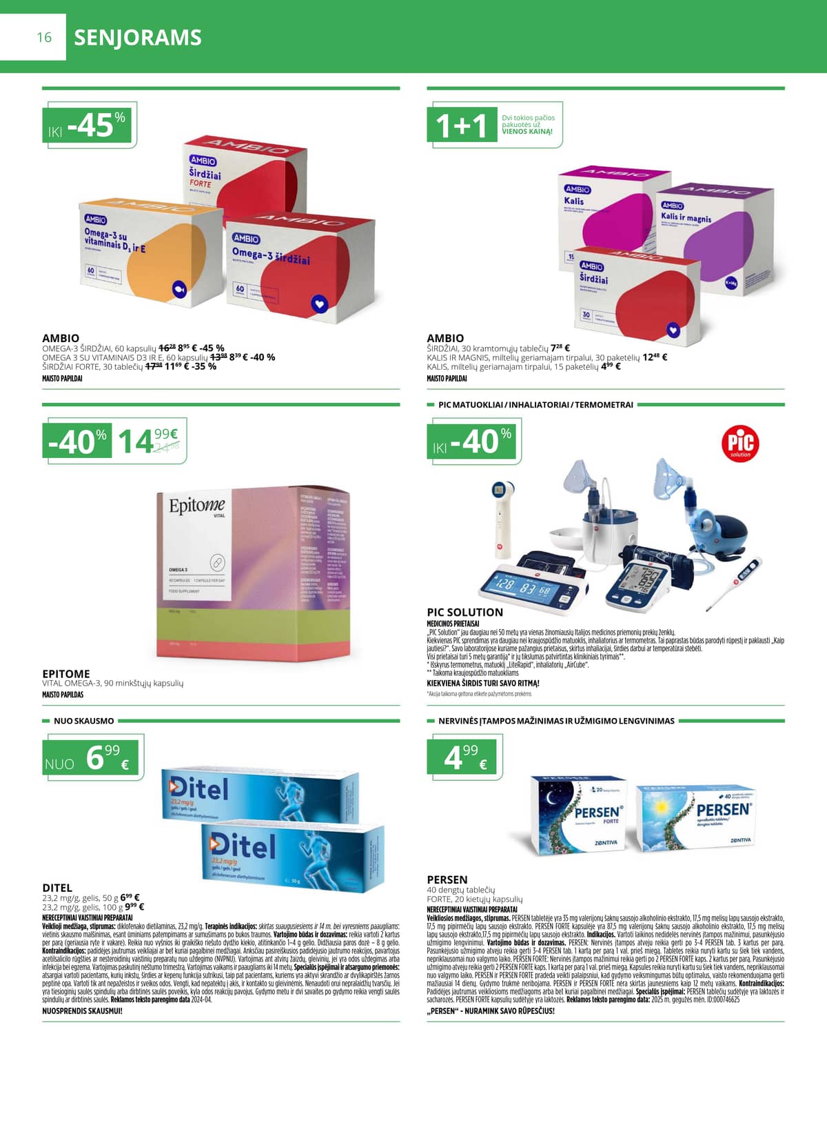 Norfa vaistinė - NORFOS VAISTINĖS sausio mėnesio leidinys 16 puslapis