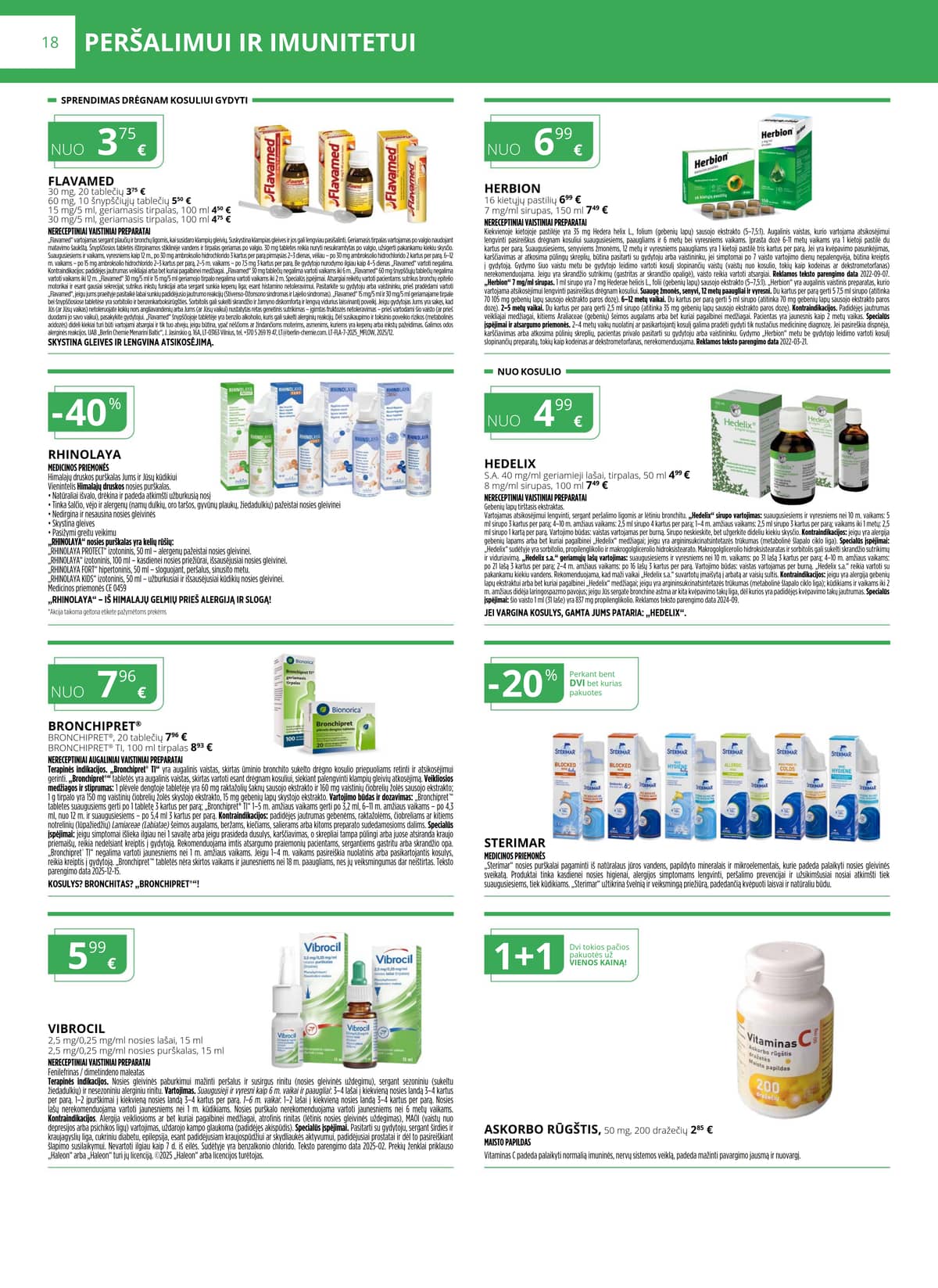 Norfa vaistinė - NORFOS VAISTINĖS sausio mėnesio leidinys 18 puslapis