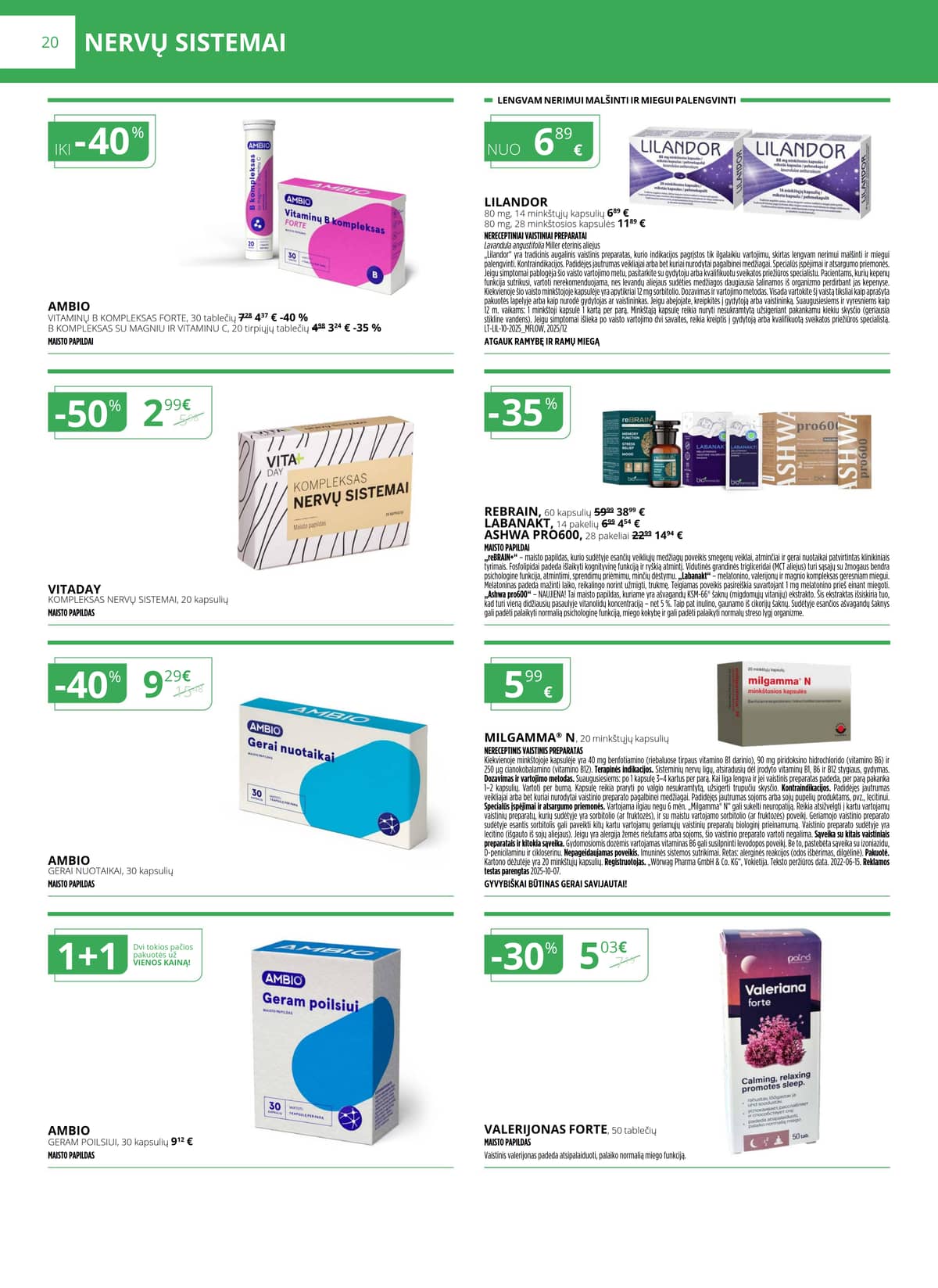 Norfa vaistinė - NORFOS VAISTINĖS sausio mėnesio leidinys 20 puslapis