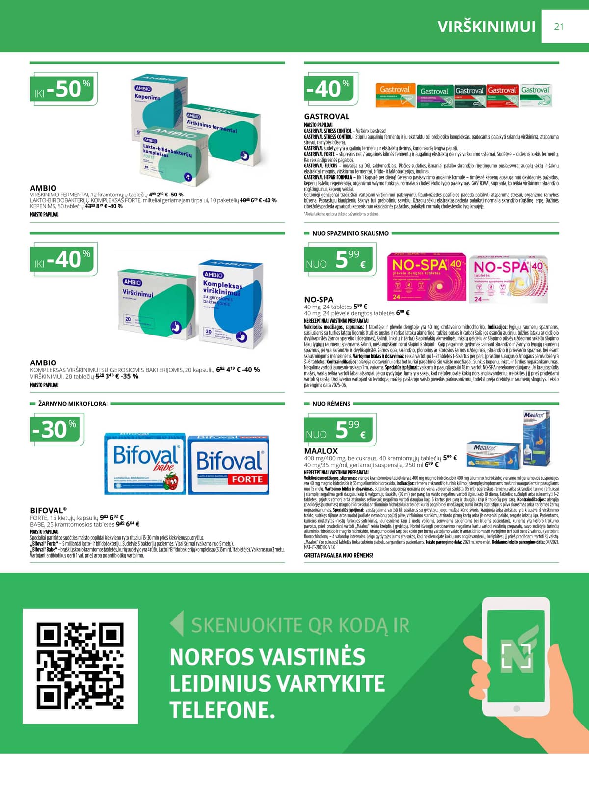 Norfa vaistinė - NORFOS VAISTINĖS sausio mėnesio leidinys 21 puslapis