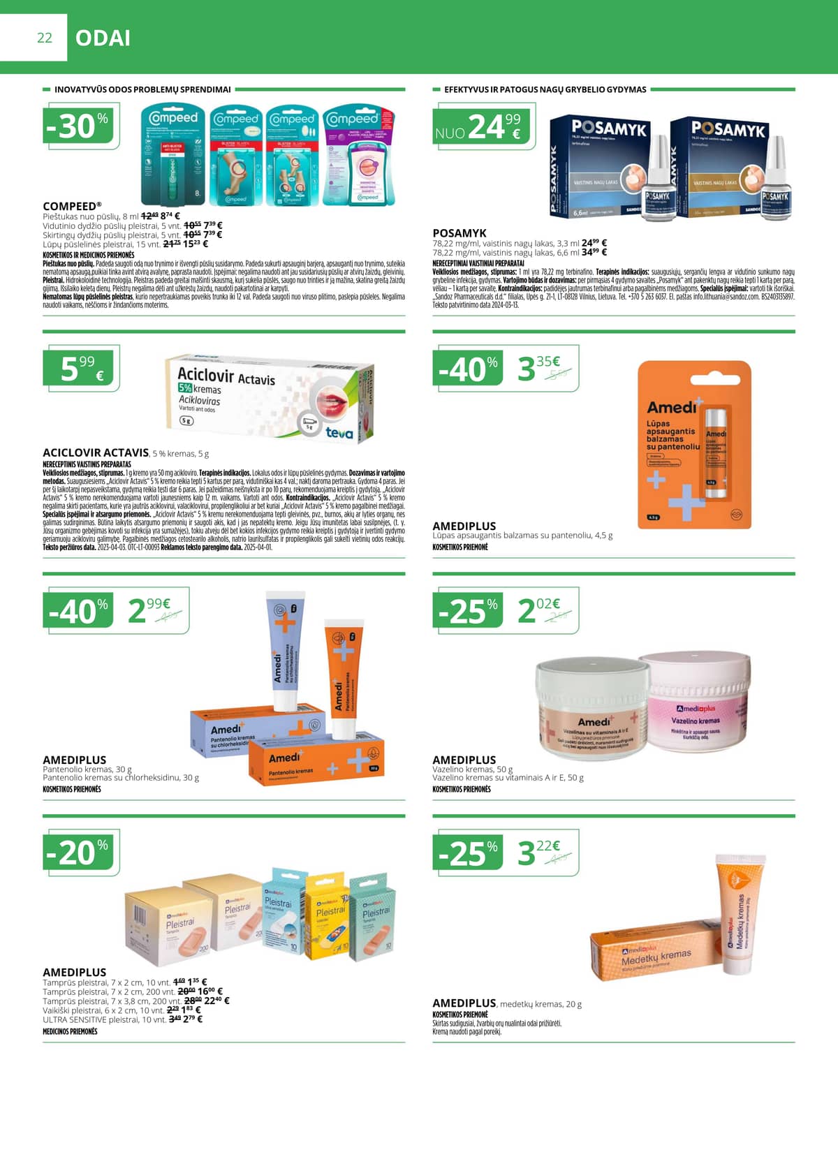 Norfa vaistinė - NORFOS VAISTINĖS sausio mėnesio leidinys 22 puslapis