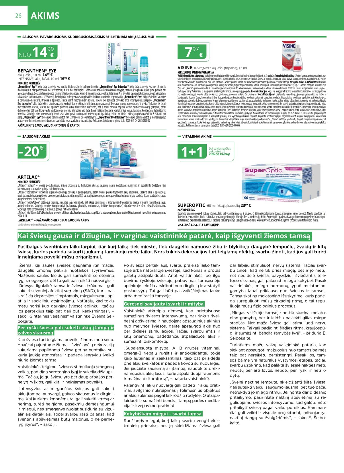 Norfa vaistinė - NORFOS VAISTINĖS sausio mėnesio leidinys 26 puslapis