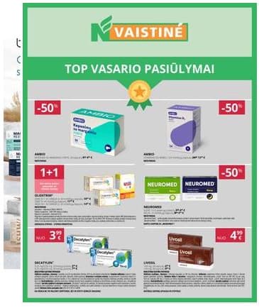 Norfa vaistinė - Norfa vaistinė akcijų leidinys | 2026 Vasaris 2026-02-02 – 2026-02-28