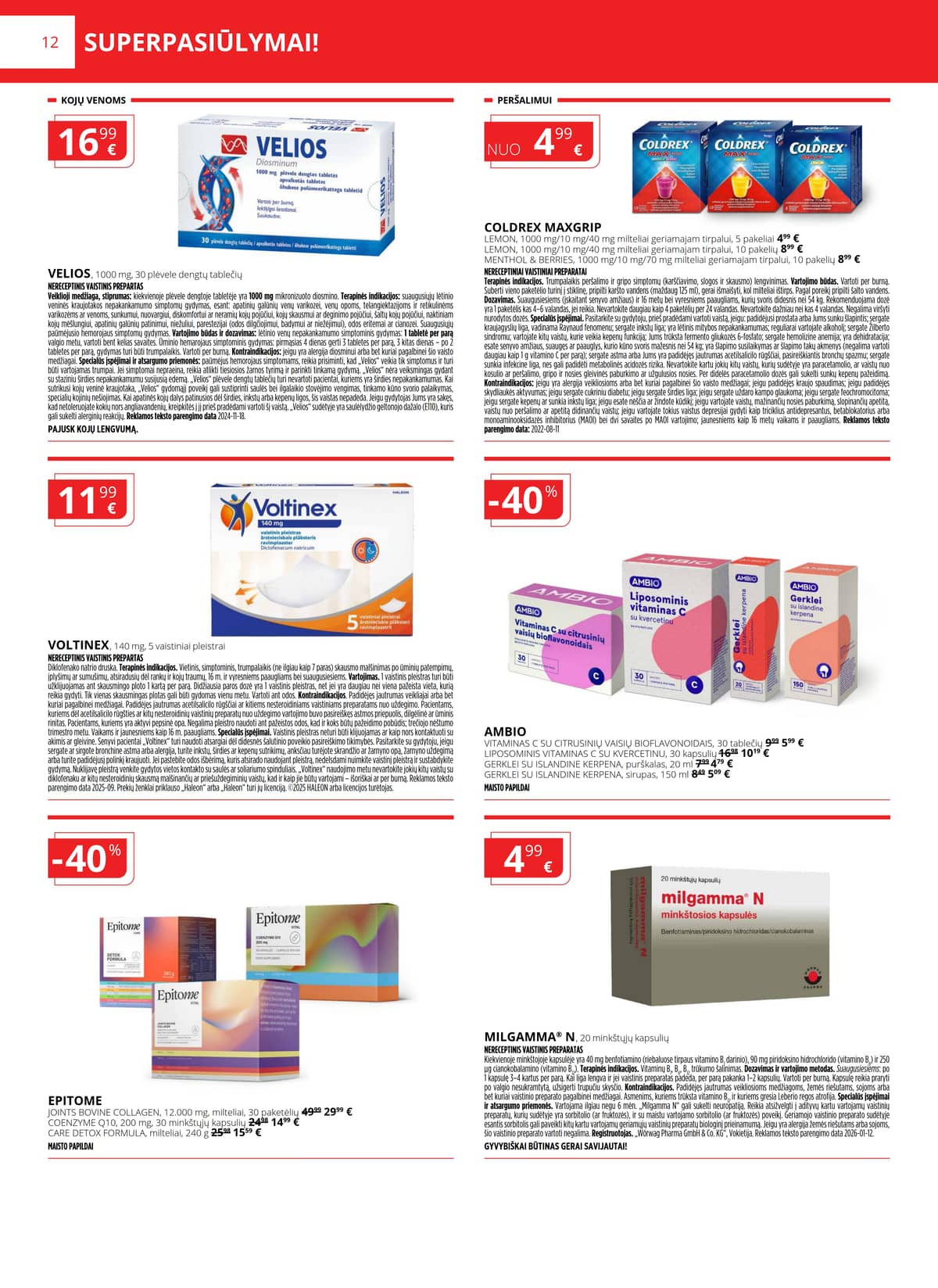 Norfa vaistinė - NORFOS VAISTINĖS vasario mėnesio leidinys 12 puslapis