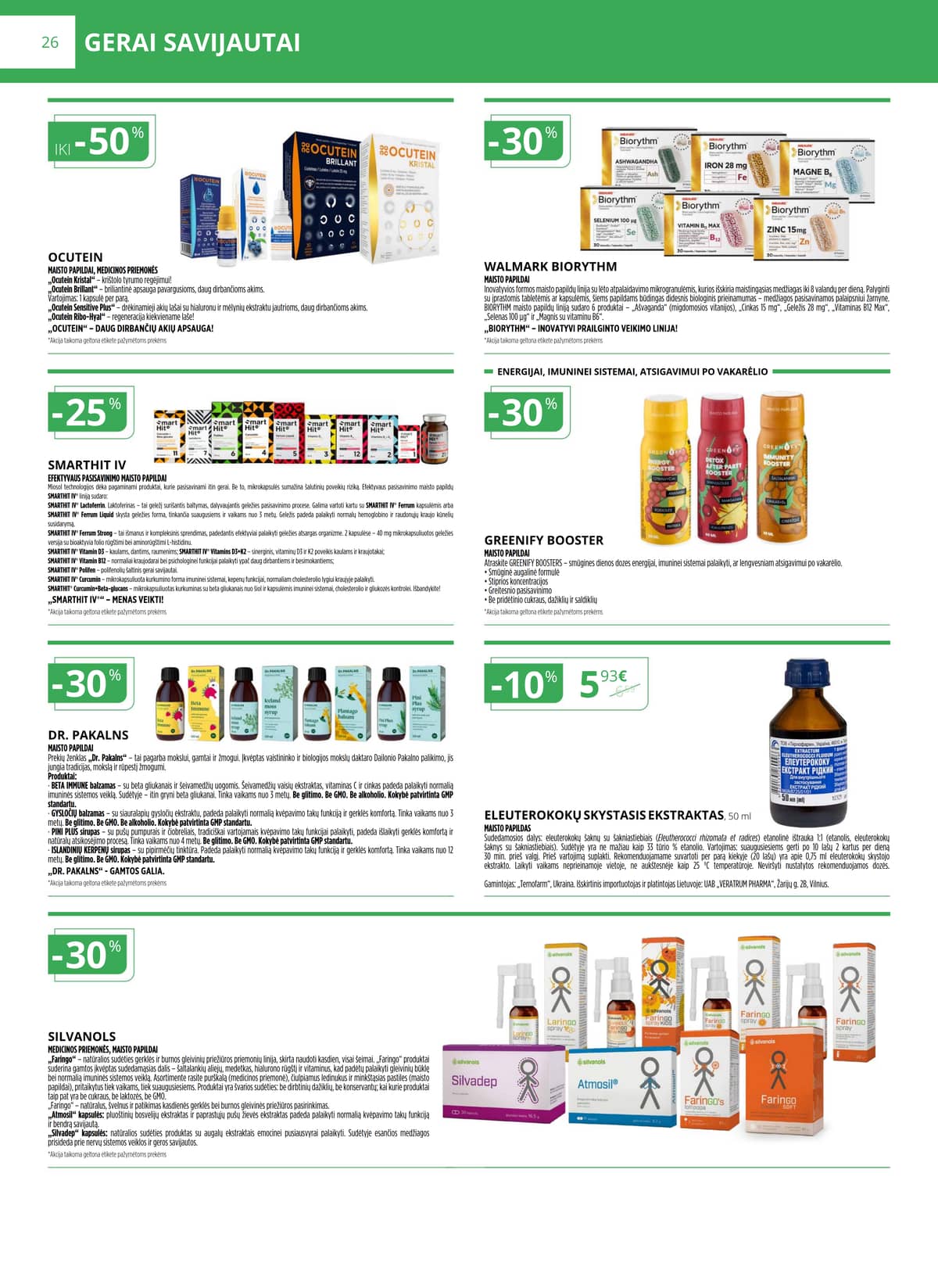 Norfa vaistinė - NORFOS VAISTINĖS vasario mėnesio leidinys 26 puslapis