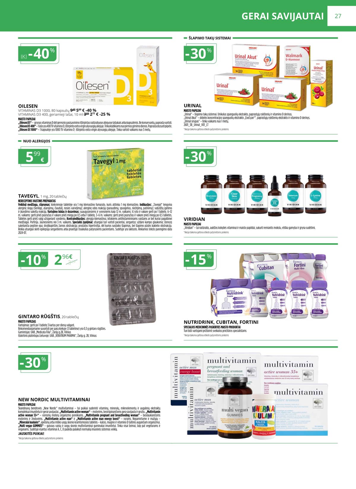 Norfa vaistinė - NORFOS VAISTINĖS vasario mėnesio leidinys 27 puslapis