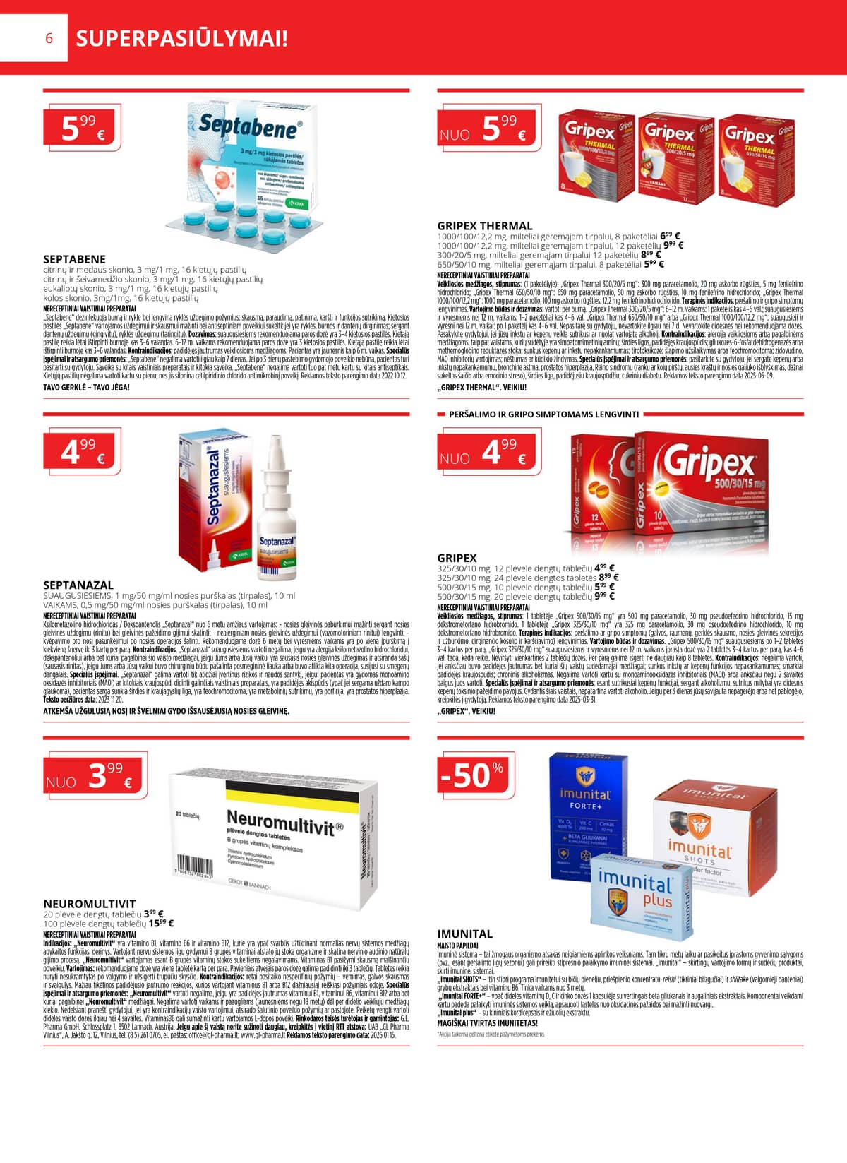 Norfa vaistinė - NORFOS VAISTINĖS vasario mėnesio leidinys 6 puslapis