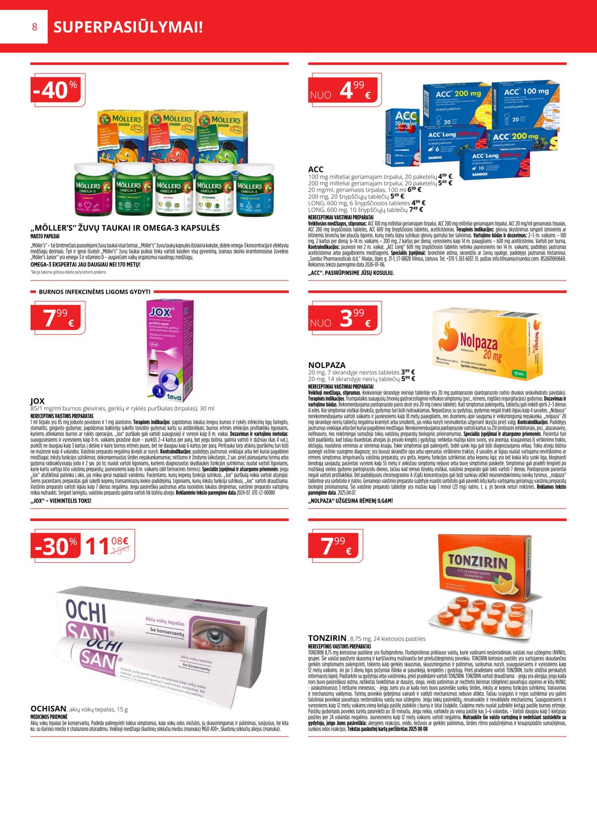 Norfa vaistinė - NORFOS VAISTINĖS vasario mėnesio leidinys 8 puslapis