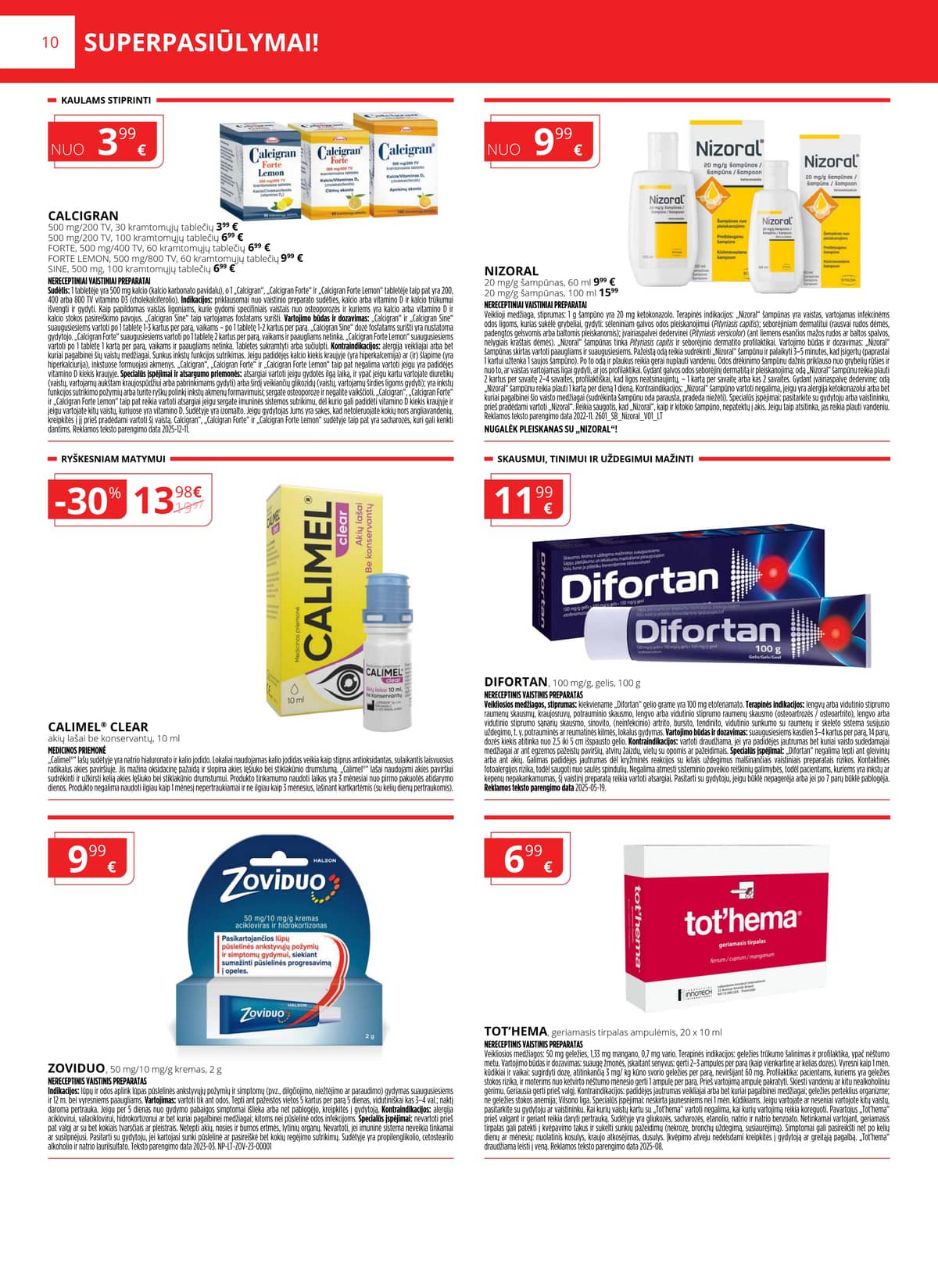 Norfa vaistinė - NORFOS VAISTINĖS kovo mėnesio leidinys 10 puslapis