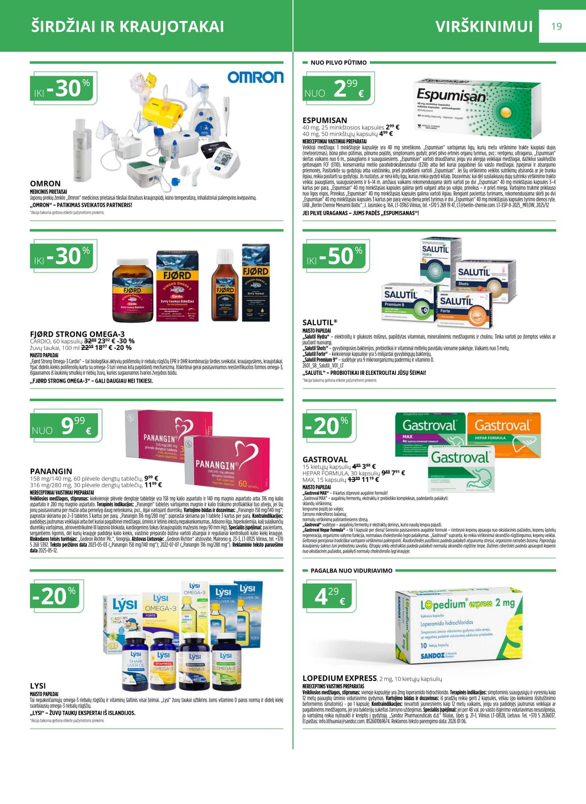 Norfa vaistinė - NORFOS VAISTINĖS kovo mėnesio leidinys 19 puslapis