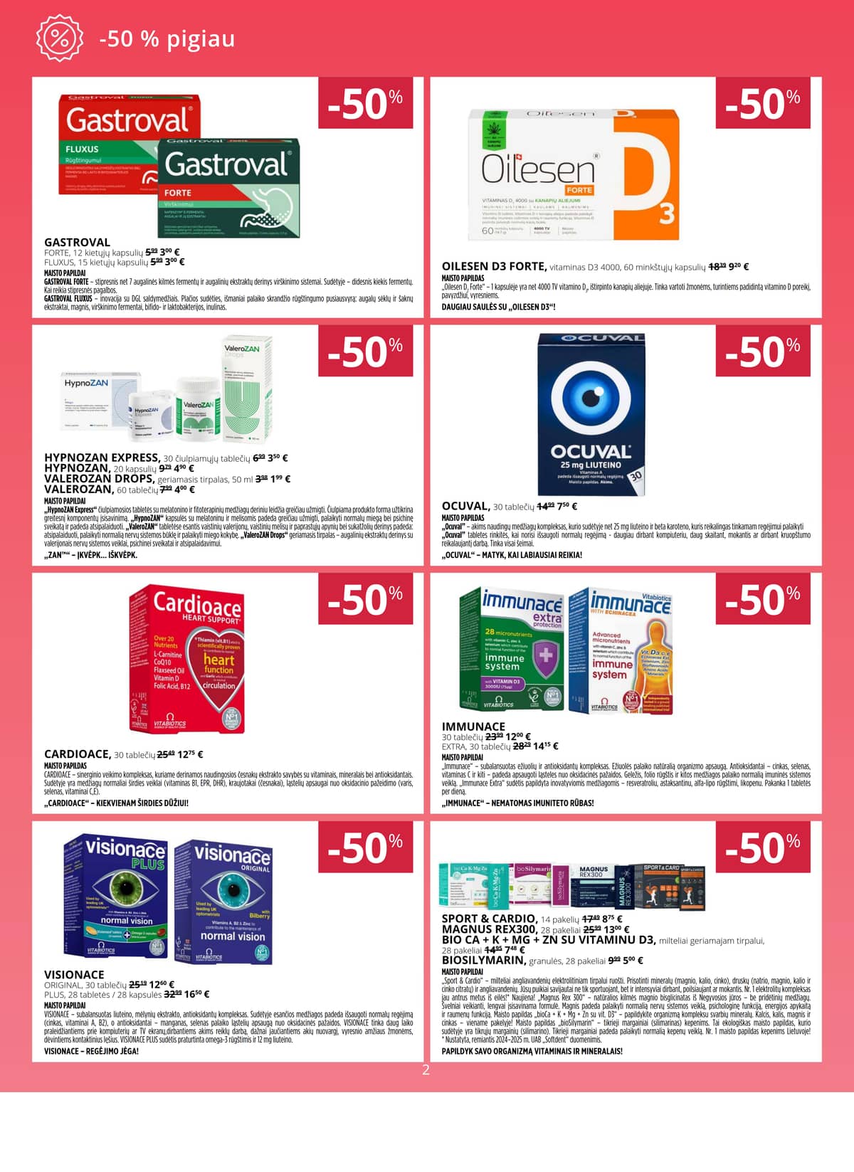 Norfa vaistinė - NORFOS VAISTINĖS kovo mėnesio leidinys 2 puslapis