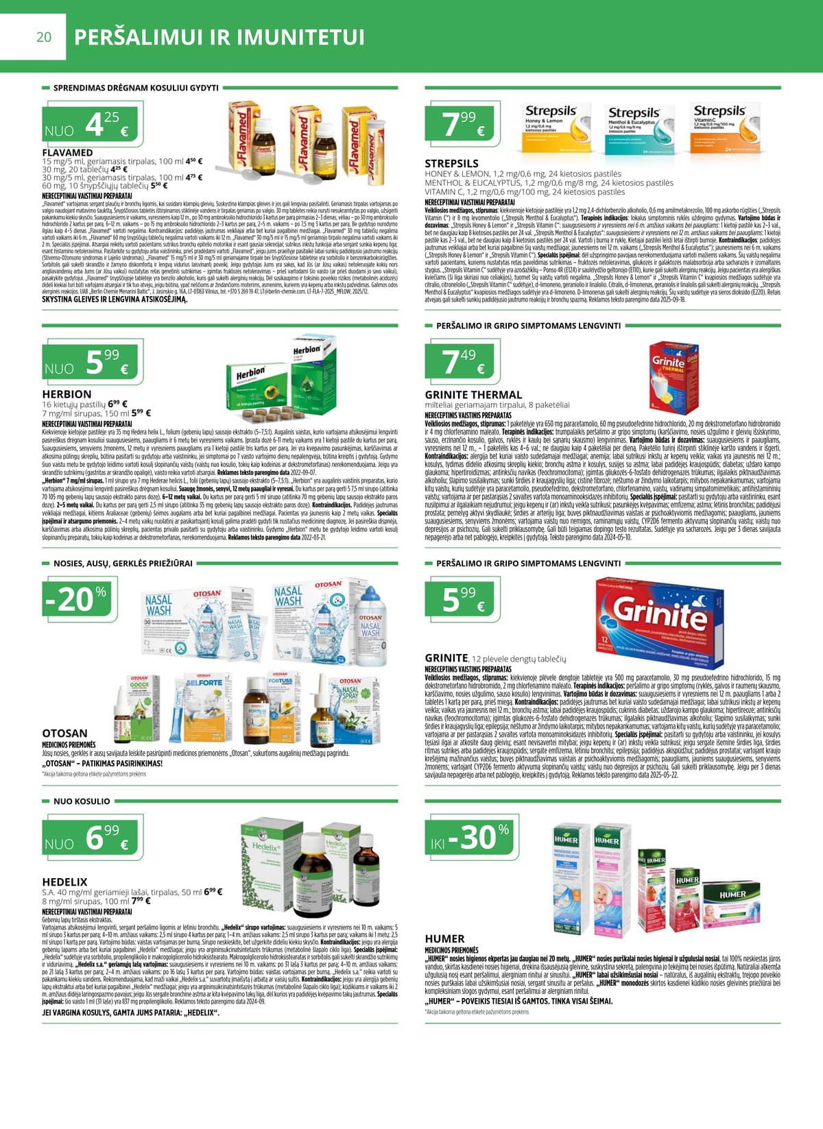 Norfa vaistinė - NORFOS VAISTINĖS kovo mėnesio leidinys 20 puslapis