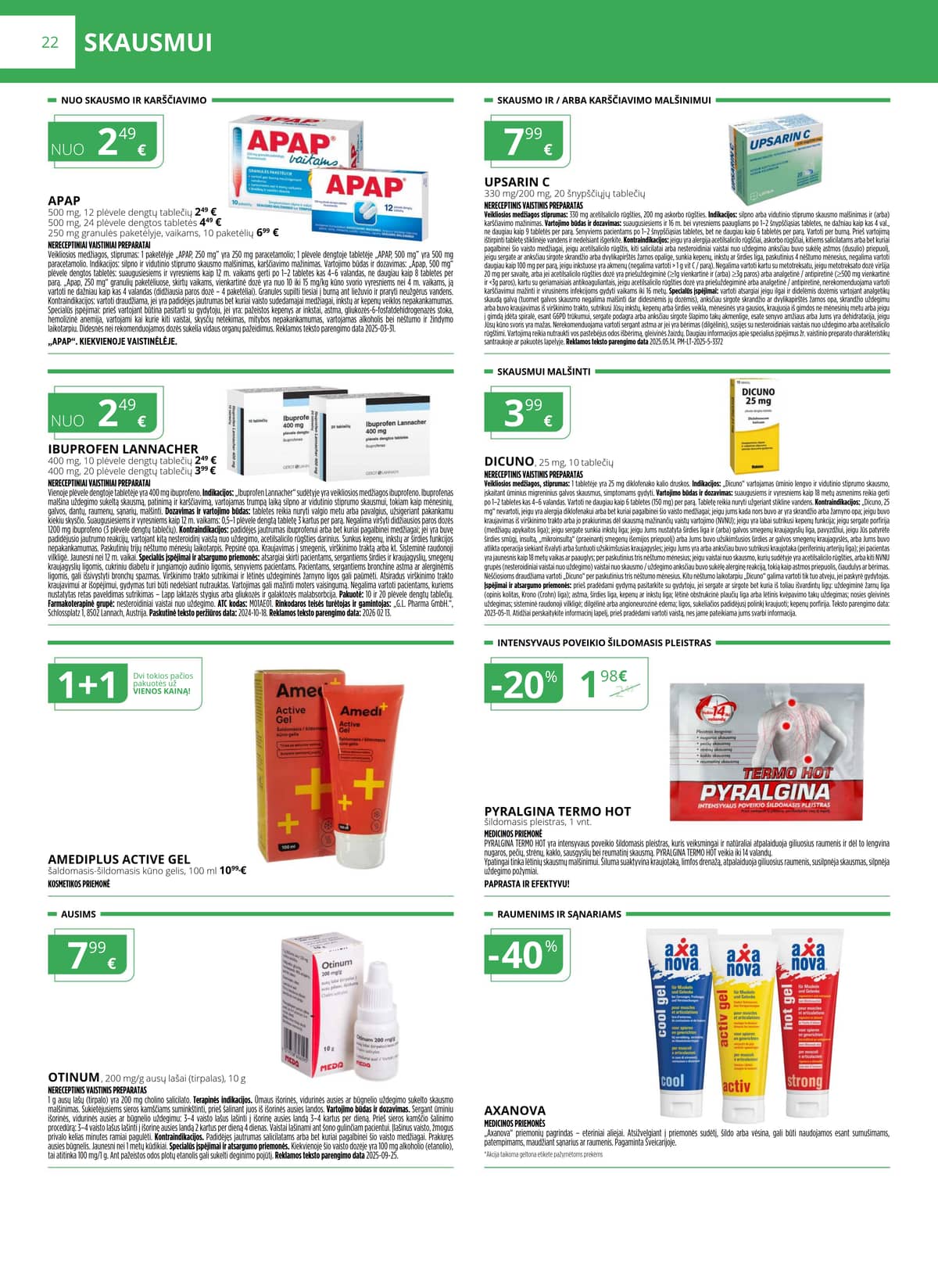 Norfa vaistinė - NORFOS VAISTINĖS kovo mėnesio leidinys 22 puslapis