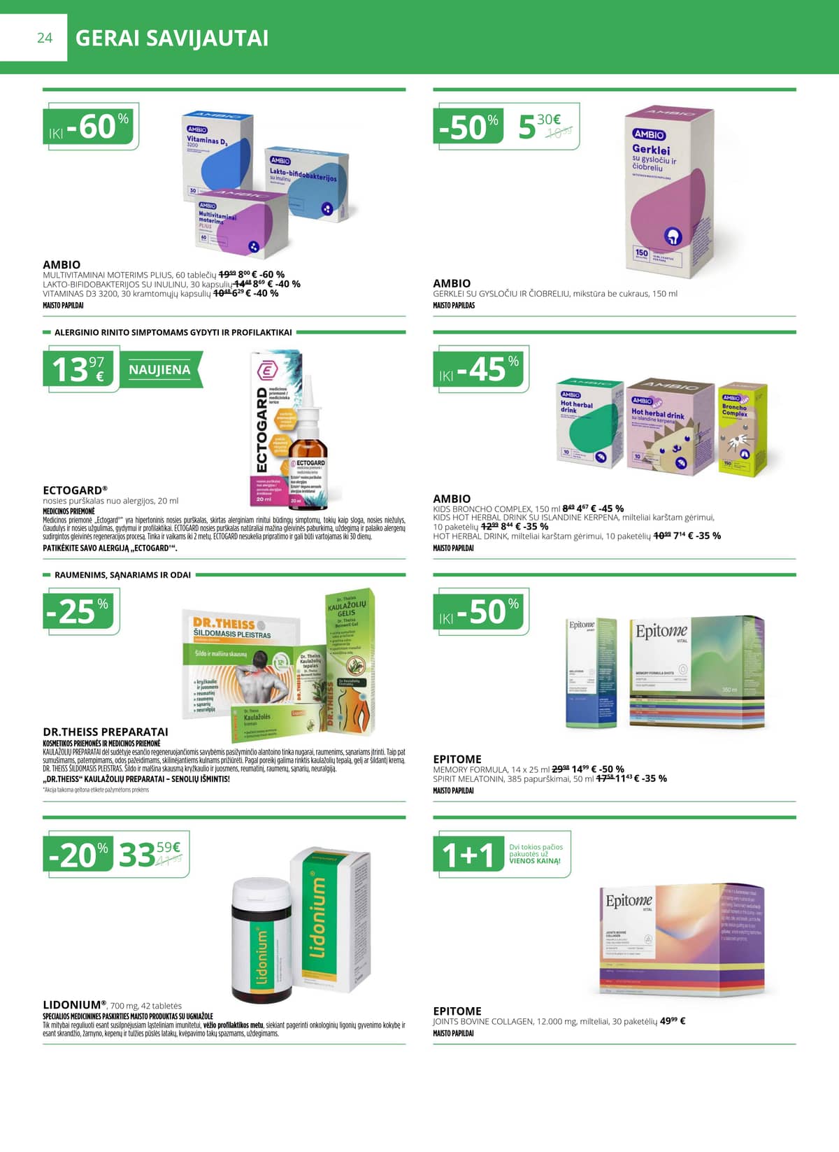 Norfa vaistinė - NORFOS VAISTINĖS kovo mėnesio leidinys 24 puslapis