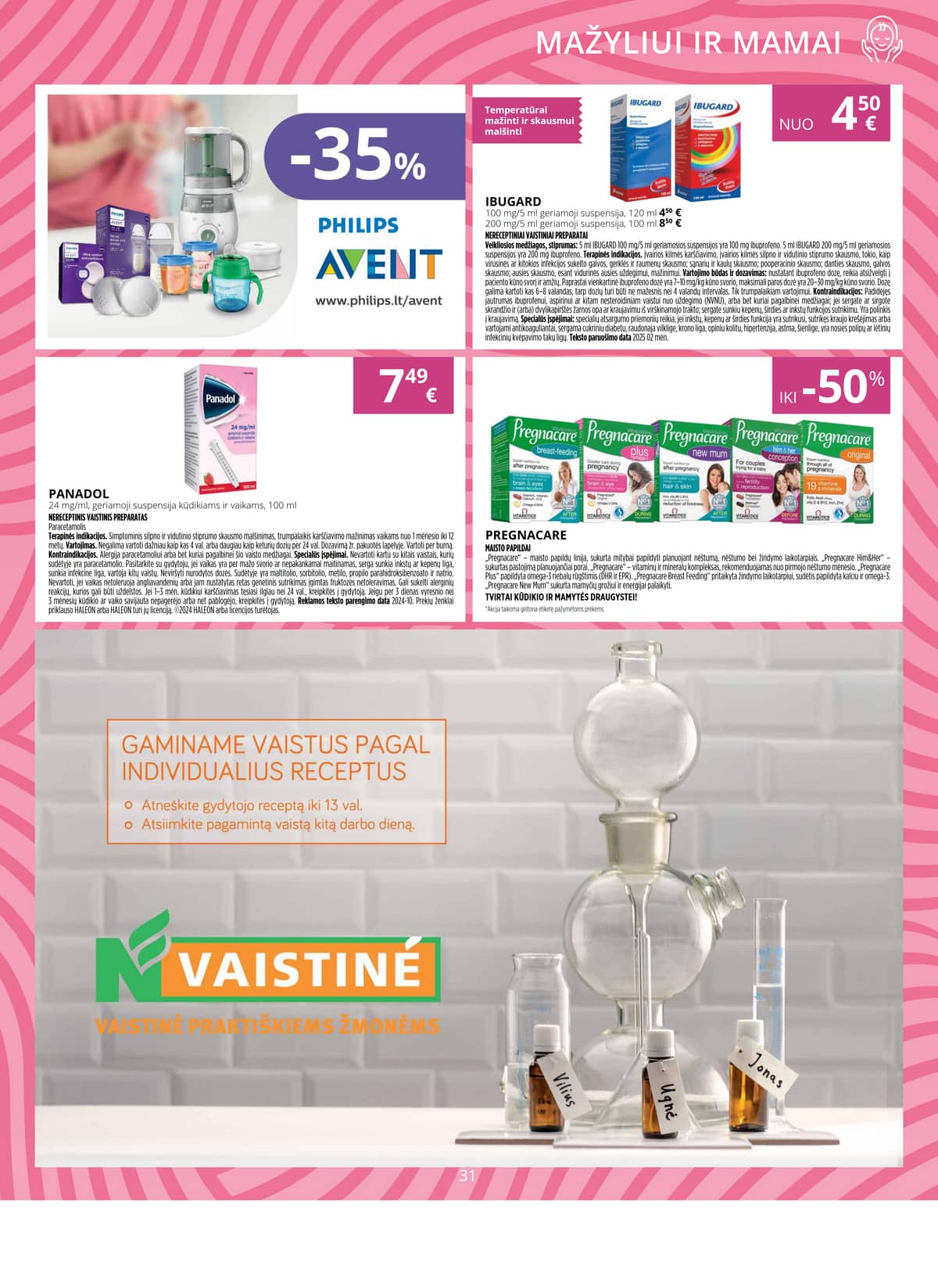 Norfa vaistinė - NORFOS VAISTINĖS kovo mėnesio leidinys 31 puslapis