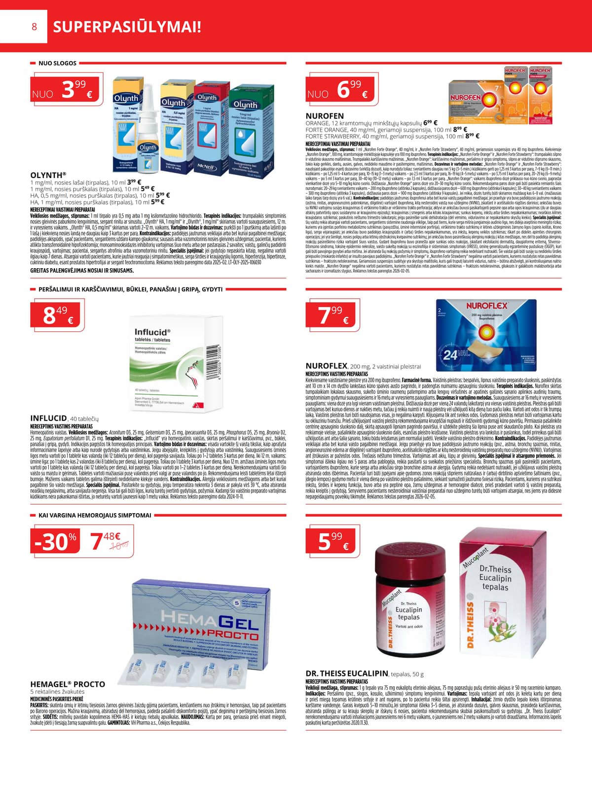 Norfa vaistinė - NORFOS VAISTINĖS kovo mėnesio leidinys 8 puslapis