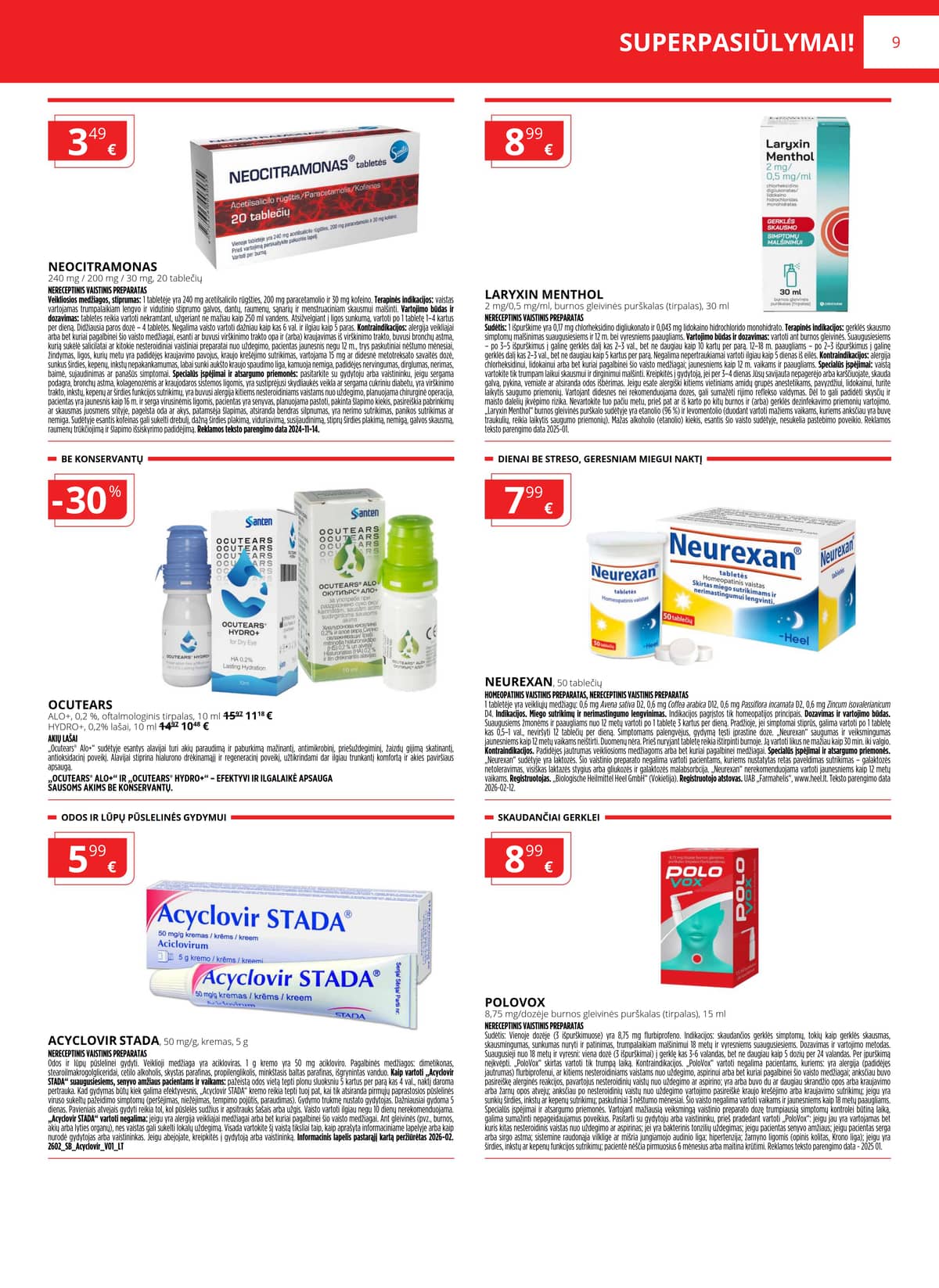 Norfa vaistinė - NORFOS VAISTINĖS kovo mėnesio leidinys 9 puslapis