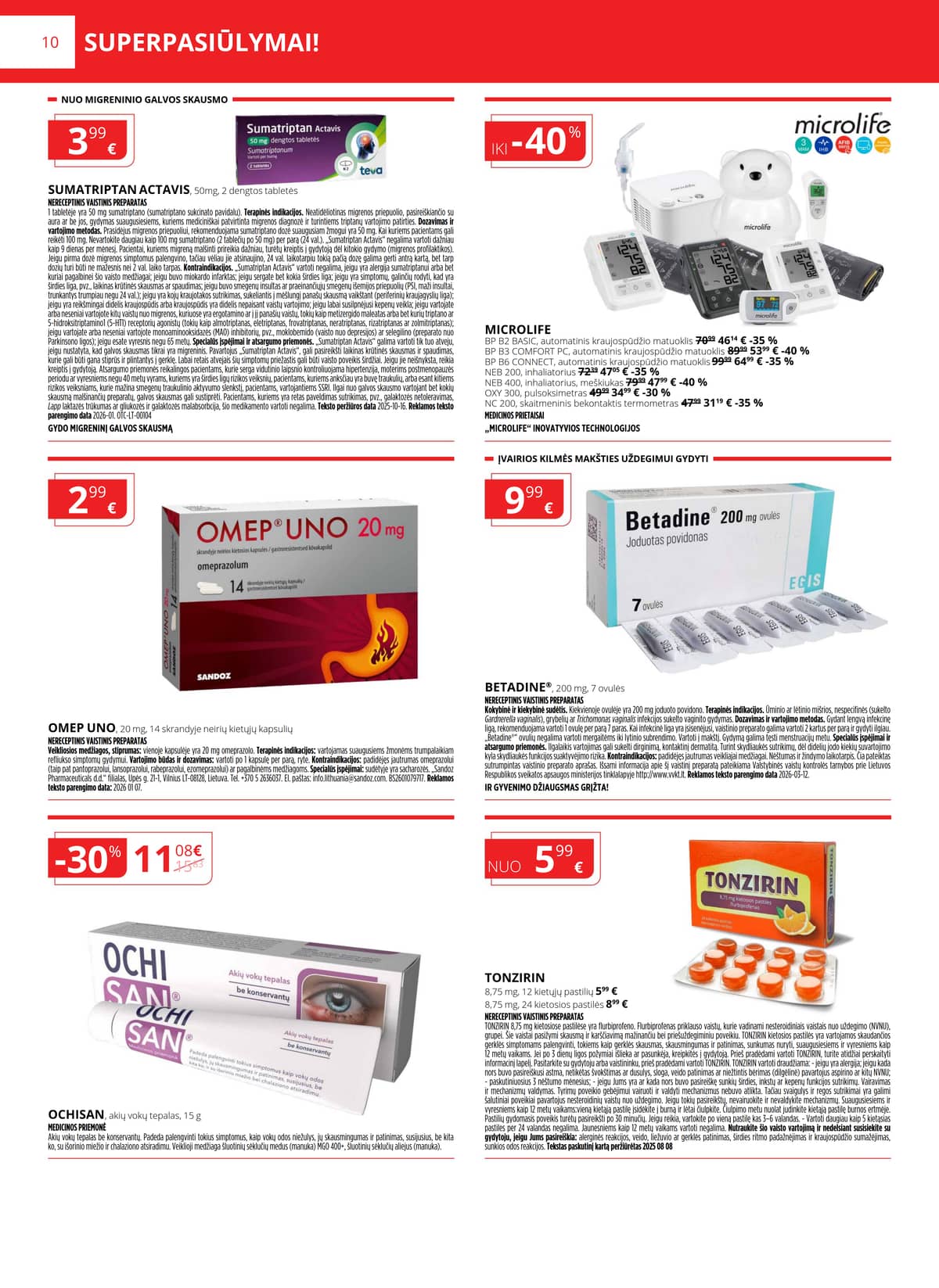 Norfa vaistinė - NORFOS VAISTINĖS balandžio mėnesio leidinys 10 puslapis