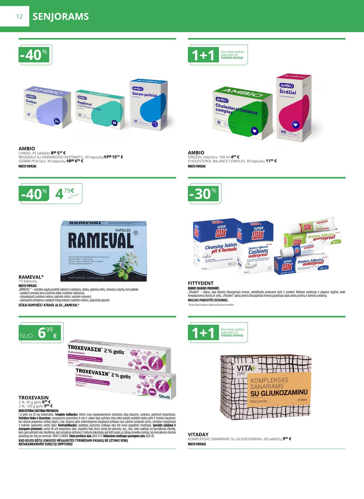 Norfa vaistinė - NORFOS VAISTINĖS balandžio mėnesio leidinys 12 puslapis