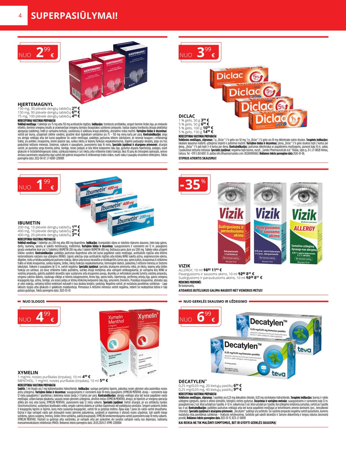 Norfa vaistinė - NORFOS VAISTINĖS balandžio mėnesio leidinys 4 puslapis