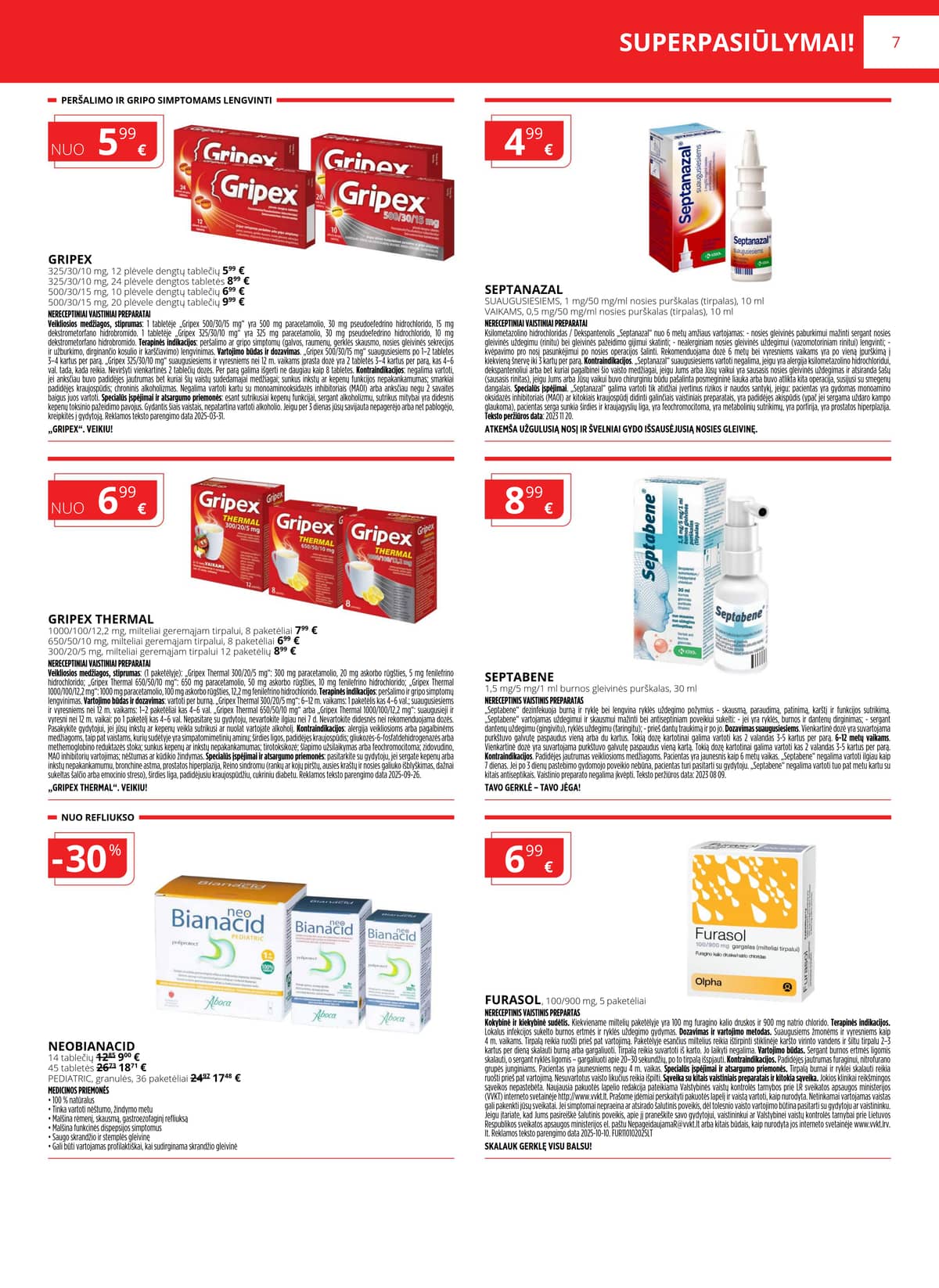 Norfa vaistinė - NORFOS VAISTINĖS balandžio mėnesio leidinys 7 puslapis