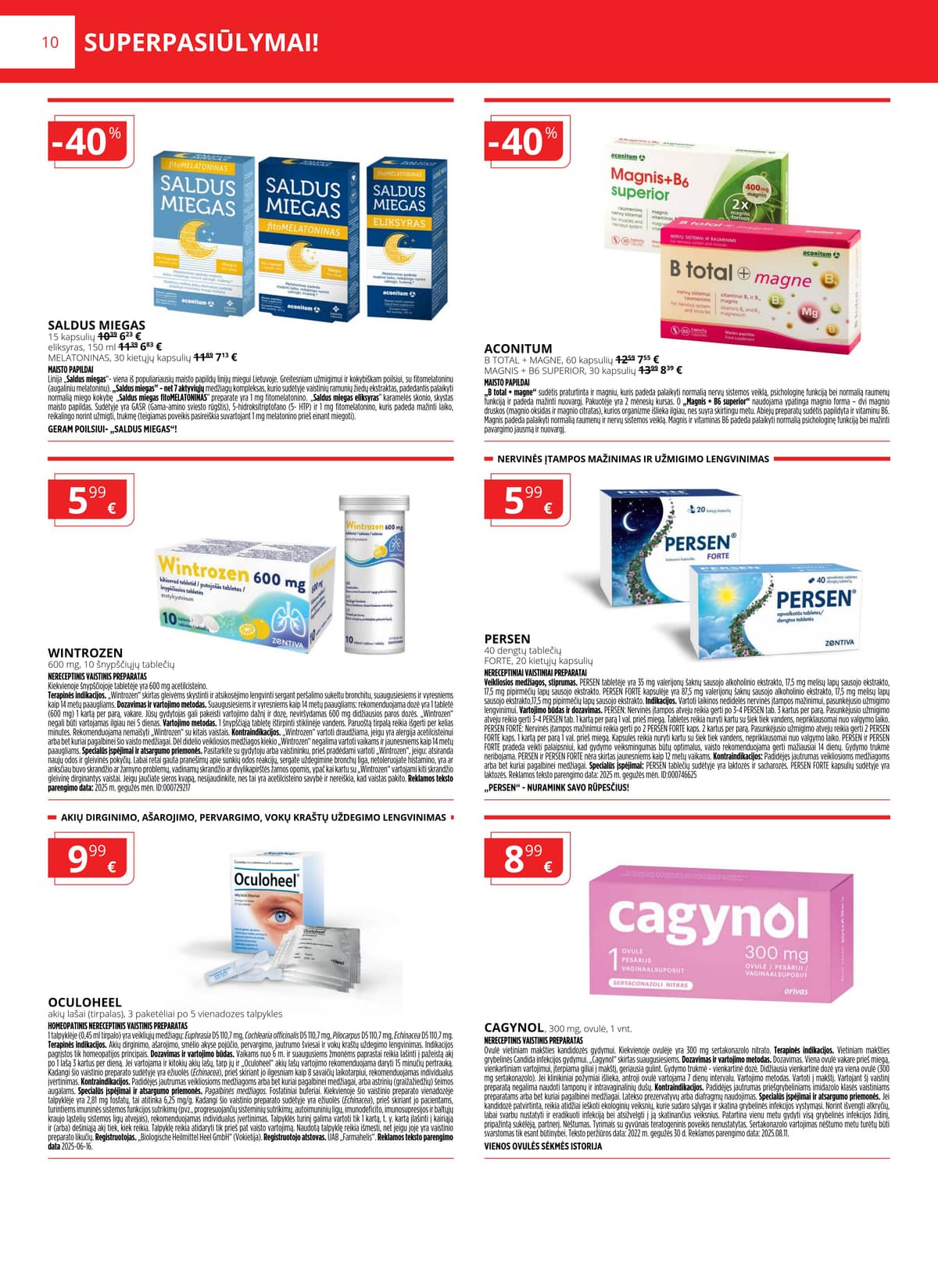 Norfa vaistinė - NORFOS VAISTINĖS gegužės mėnesio leidinys 10 puslapis