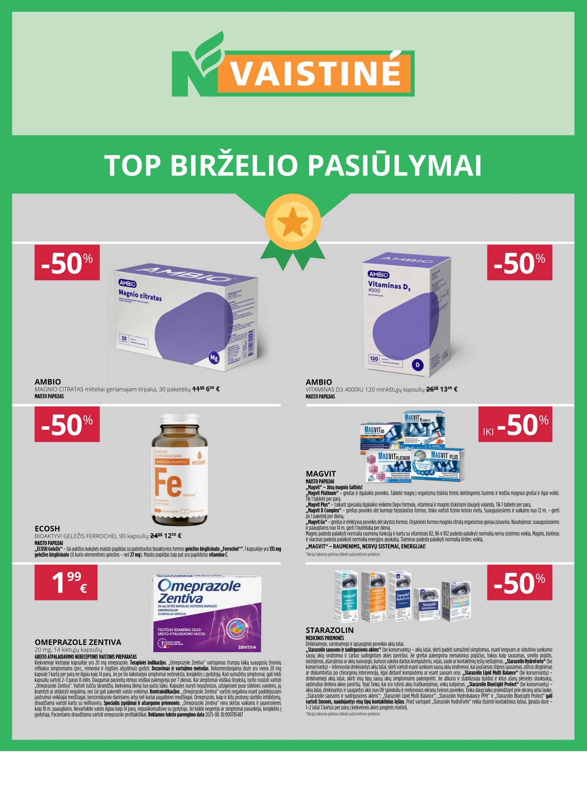 Norfa vaistinė - NORFOS VAISTINĖS birželio mėnesio leidinys 1 puslapis