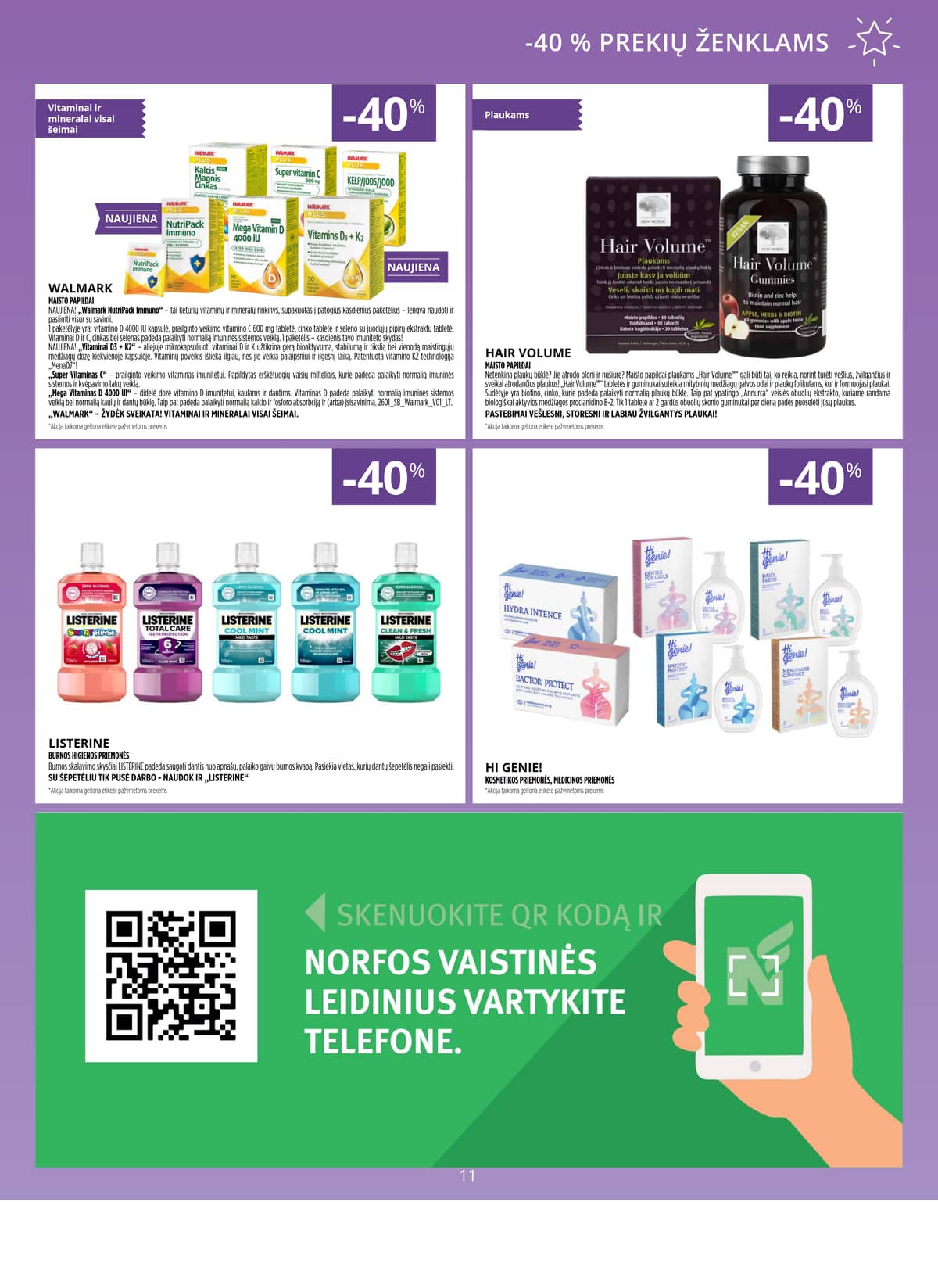 Norfa vaistinė - NORFOS VAISTINĖS birželio mėnesio leidinys 11 puslapis