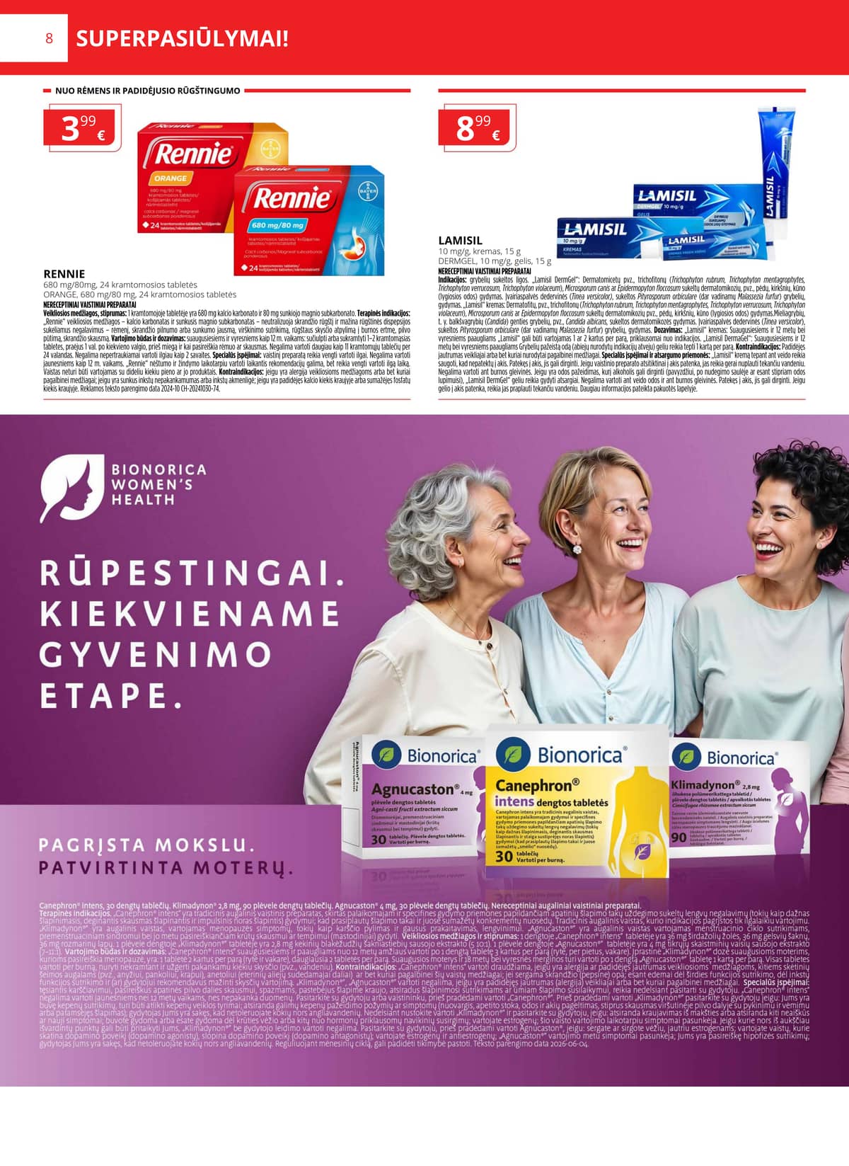 Norfa vaistinė - NORFOS VAISTINĖS liepos mėnesio leidinys 8 puslapis