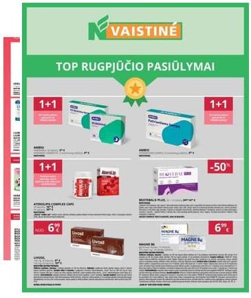 Norfa vaistinė - NORFA vaistinė rugpjūčio mėn. akcijų leidinys | 2026-08-01 - 2026-08-31 2026-08-01 – 2026-08-31