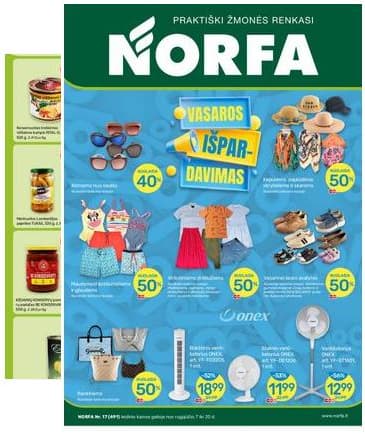 Norfa - NORFA Akcijų leidinys Nr. 17 (491) 2025-08-07 – 2025-08-20