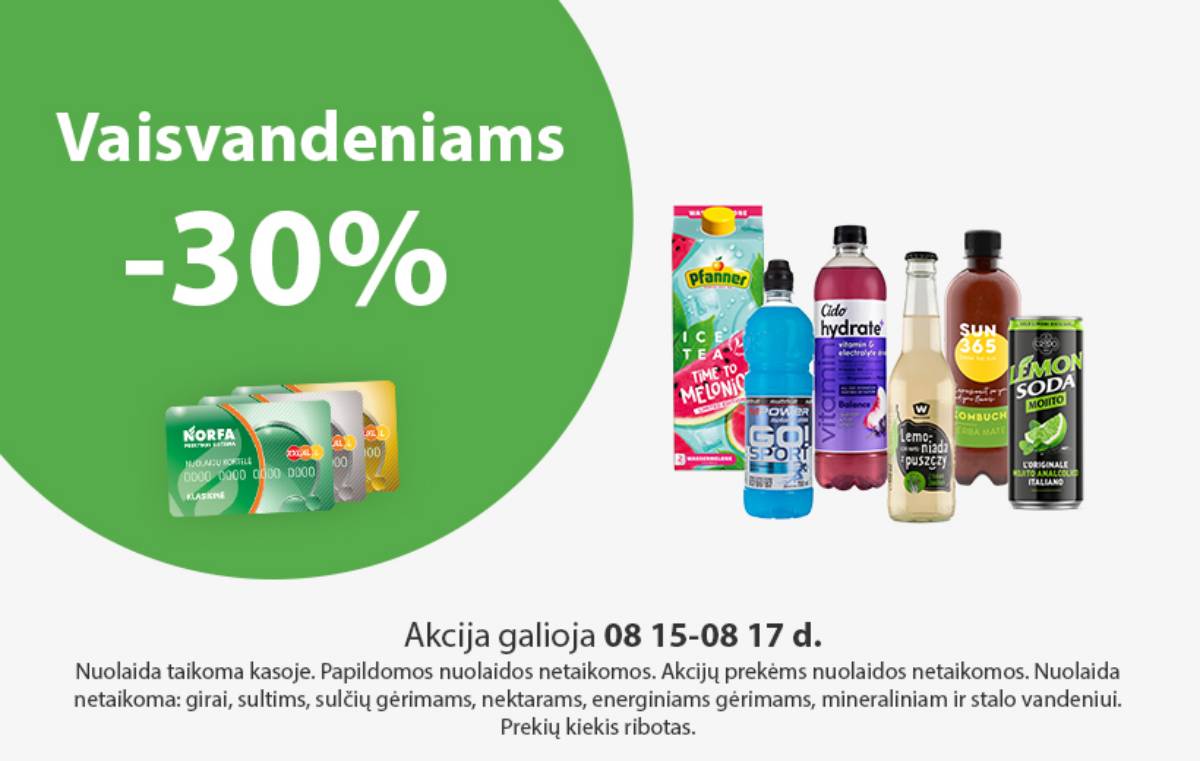 Norfa - Norfa savaitgalio akcijos | 2025-08-15 - 2025-08-17 16 puslapis
