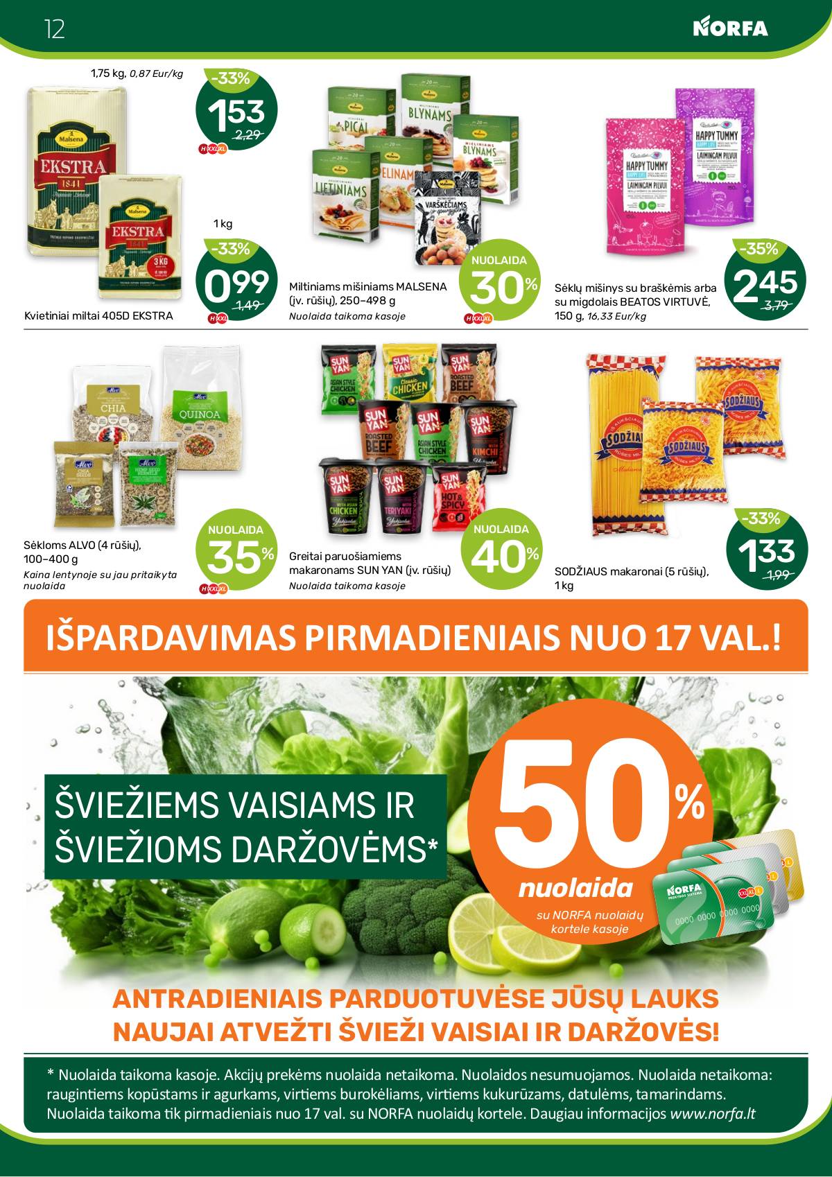 Norfa - Akcijų leidinys NORFA Nr. 18 (492) 12 puslapis